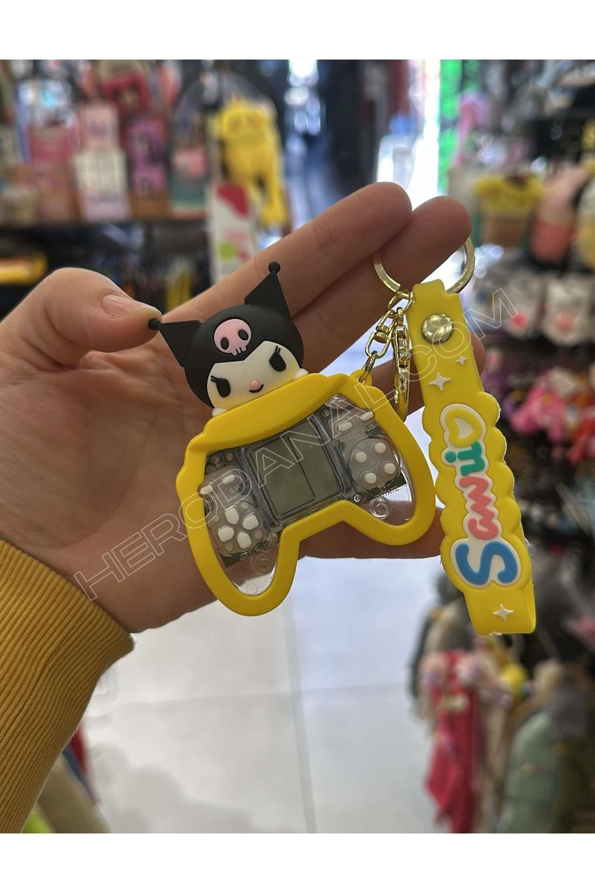 Kuromi Tetris Oyunlu Joystick Anahtarlık 