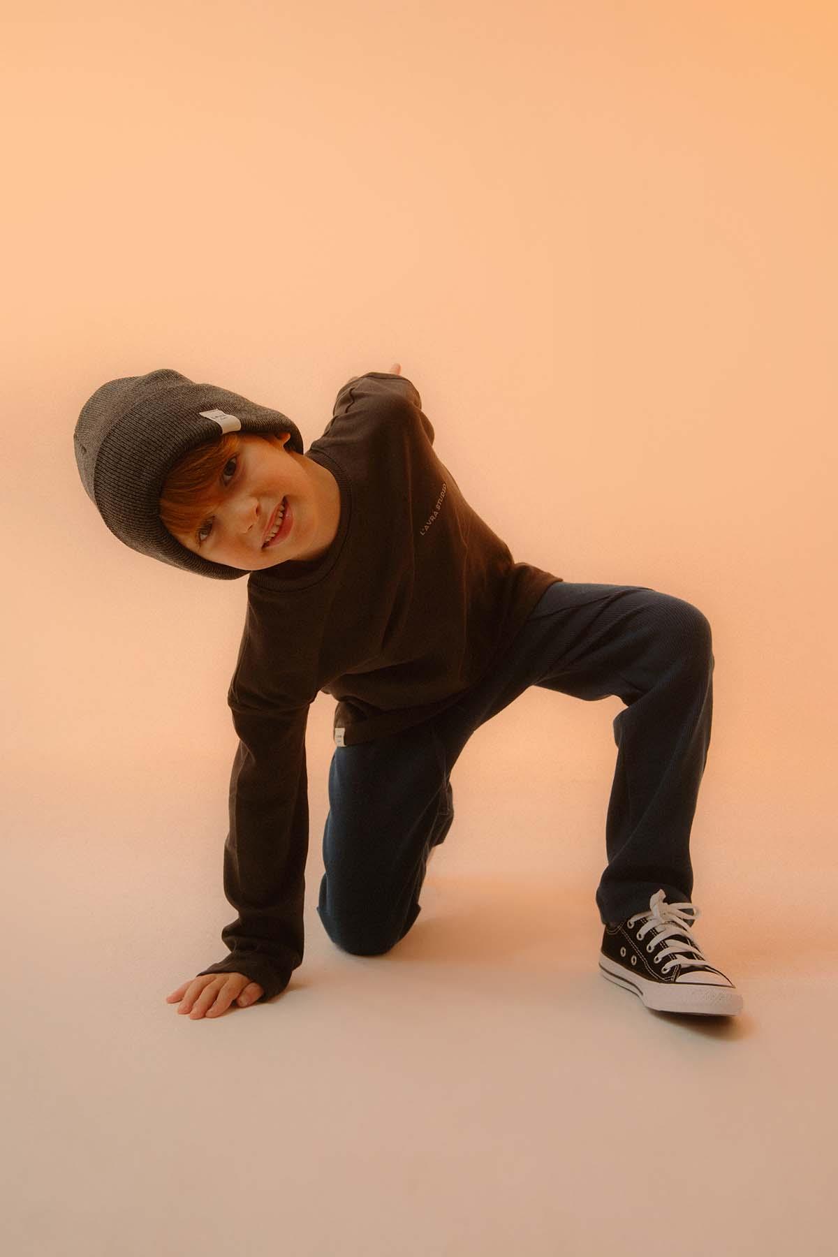 L'avra Uzun Kol Tshirt - Antrasit