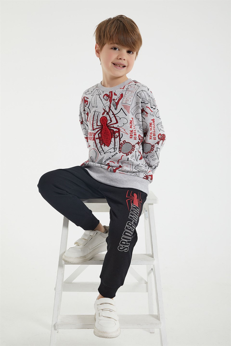 Lisanslı Marvel Spider-Men Eşofman Takım