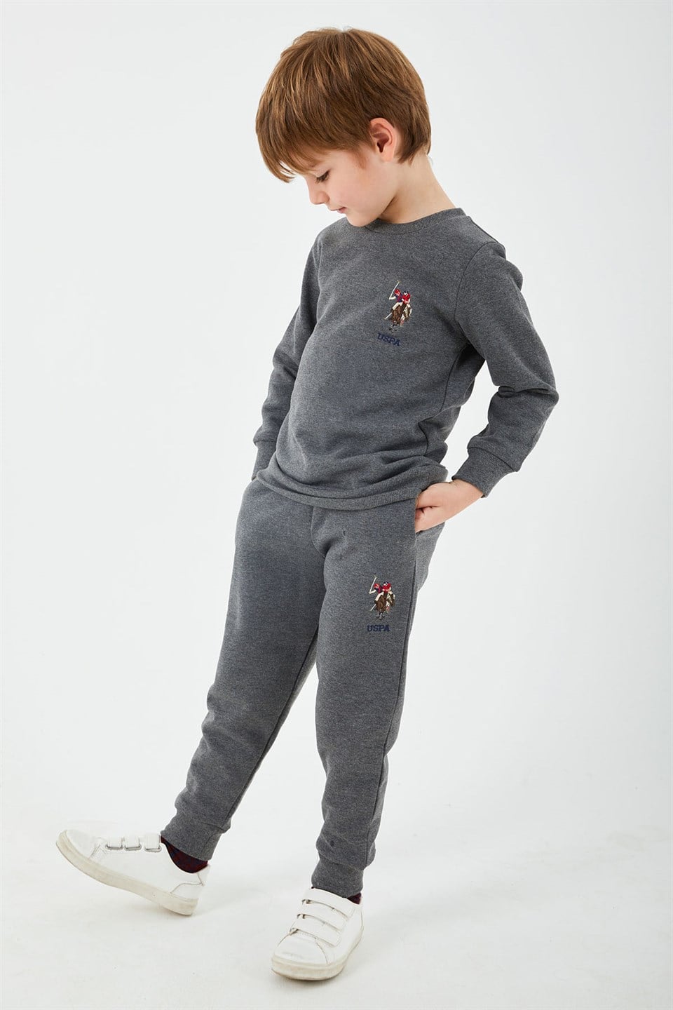 Lisanslı U.S. POLO ASSN. Erkek Çocuk Eşofman Takım