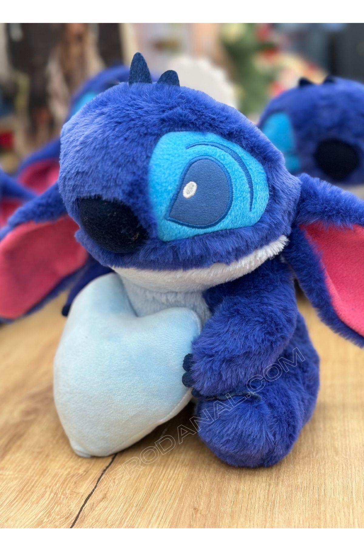 Mavi Küçük Boy Peluş Oyuncak - 30CM - Kalpli