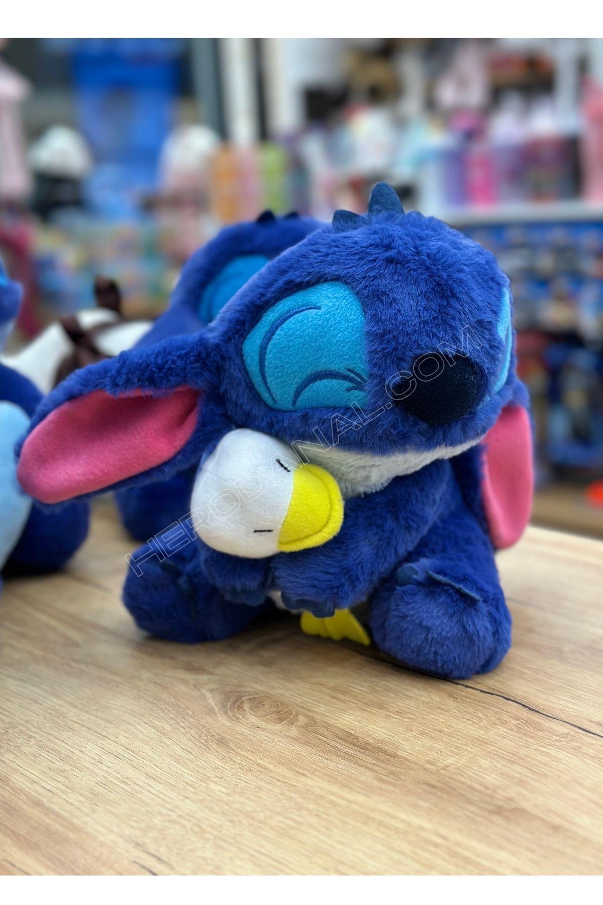 Mavi Küçük Boy Peluş Oyuncak - 30CM - Ördekli