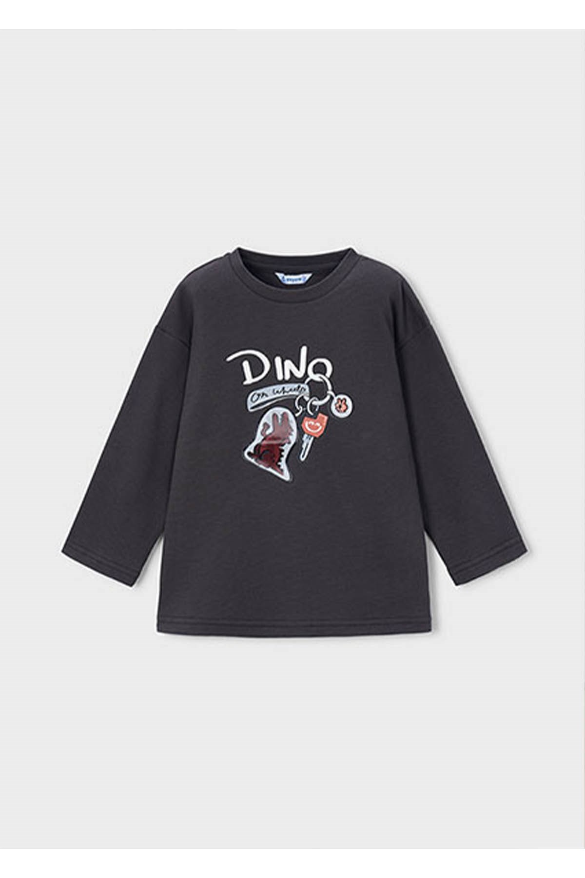 Mayoral Kış Sezon Erkek Çocuk Uzun Kol Tshirt - Siyah