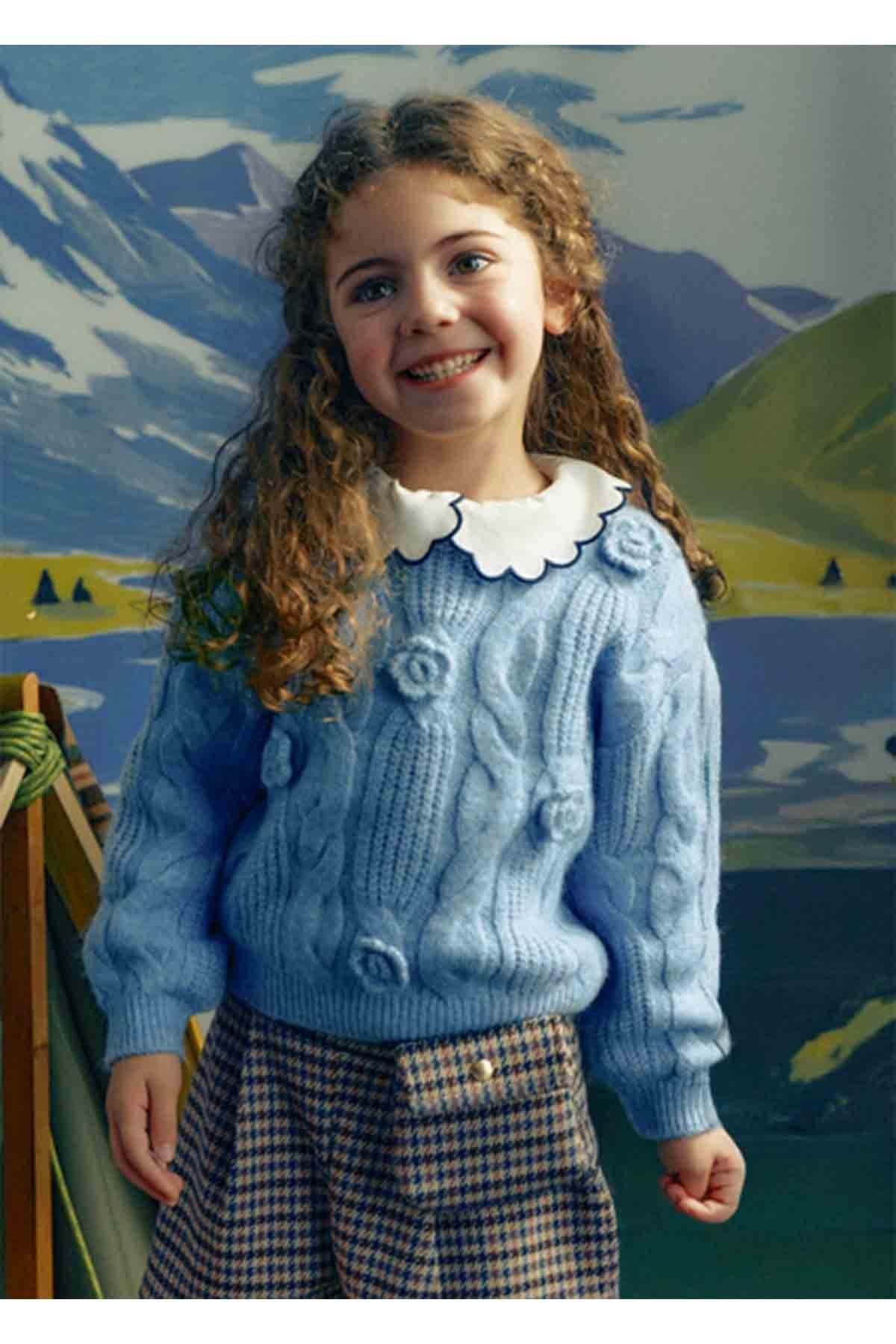Mayoral Kış Sezon Kız Çocuk Kazak - Mavi