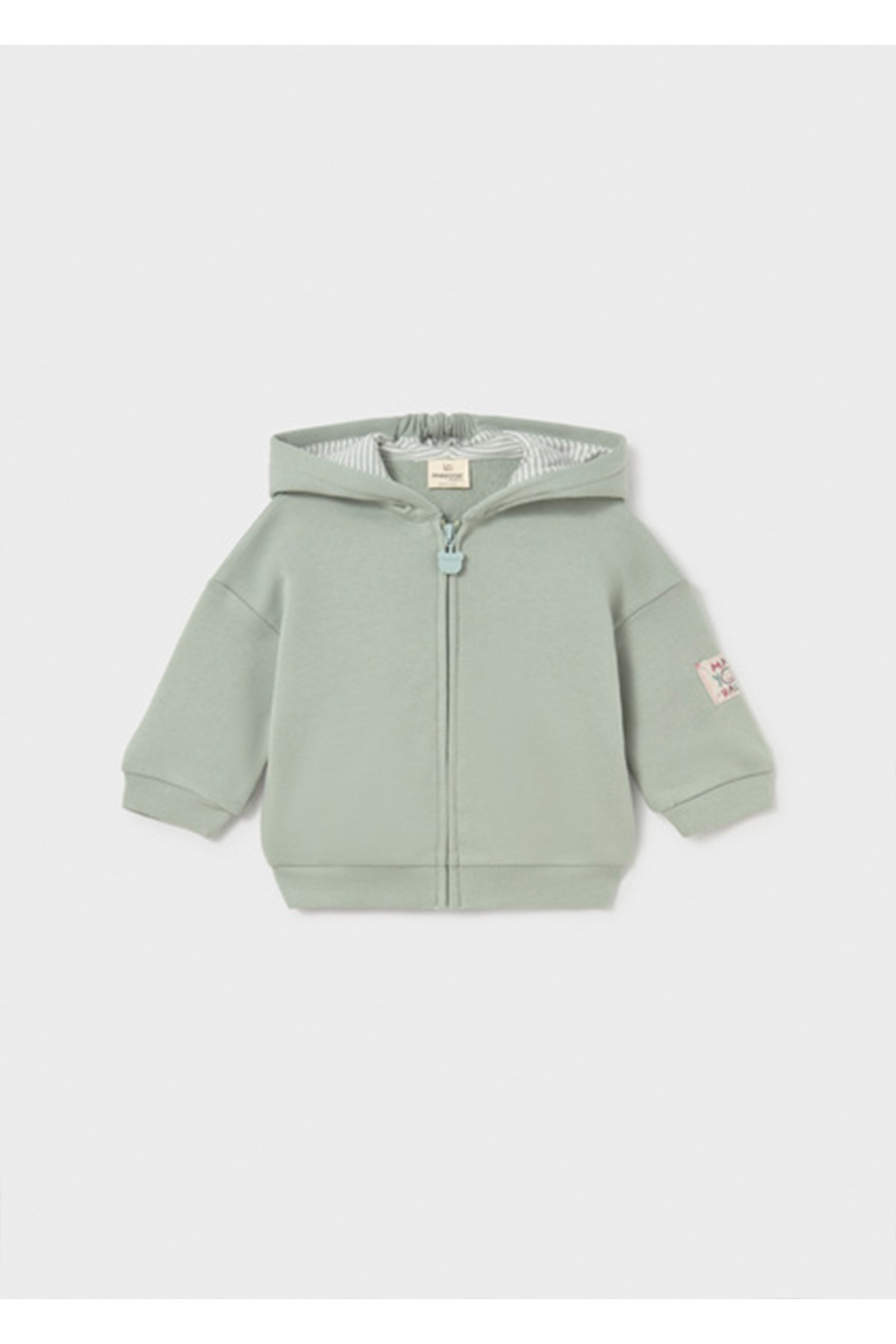 Mayoral Kış Sezon Unisex Bebek Yenidoğan Kapişonlu Sweatshırt - Yeşil