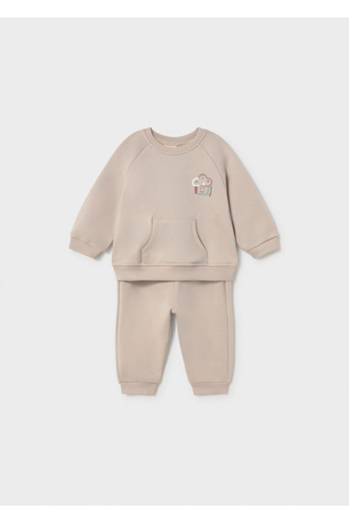 Mayoral Kış Sezon Unisex Bebek Yenidoğan 2'li Eşofman Takım - Bej