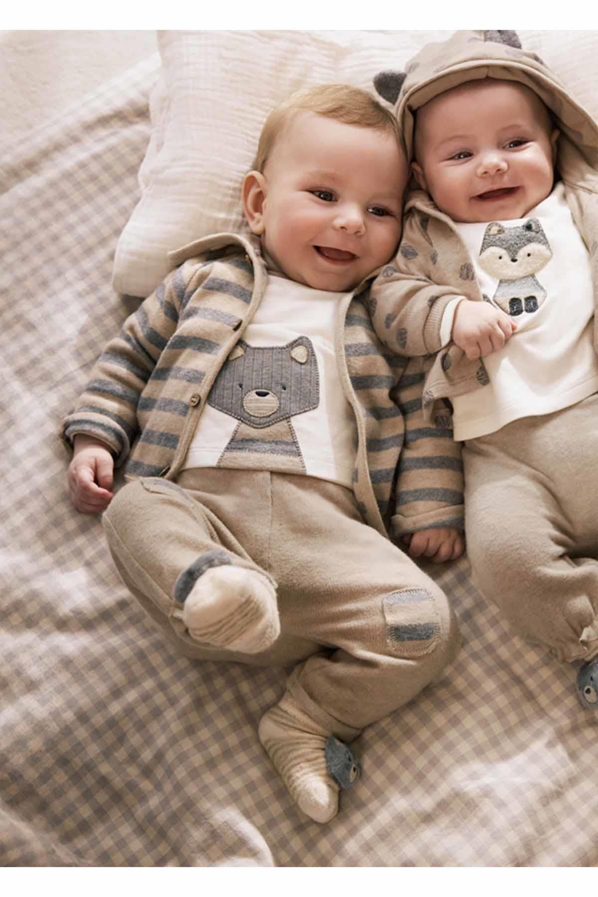 Mayoral Kışlık Erkek Bebek 3'lü Takım - Bej