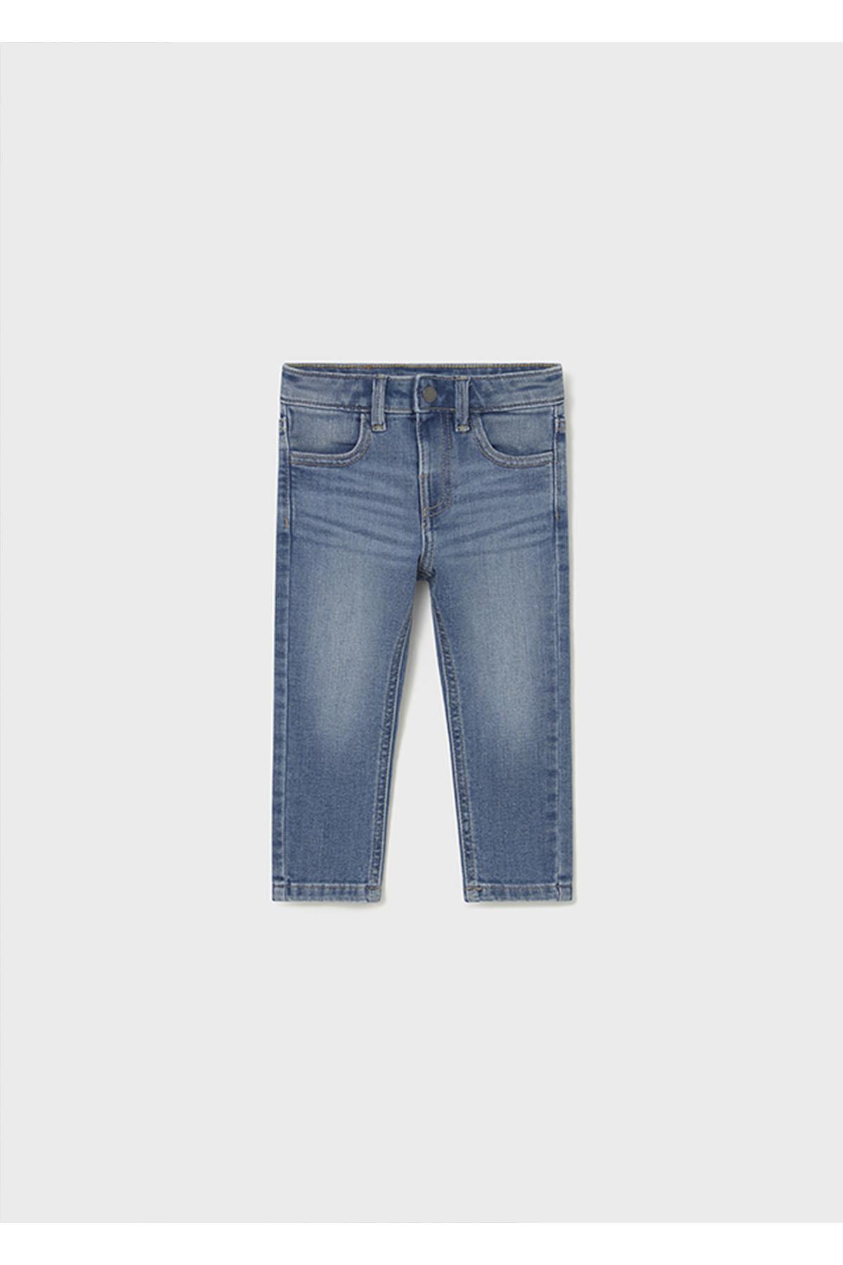 Mayoral Kışlık Erkek Bebek Basic Slim Fit Pantolon - Mavi