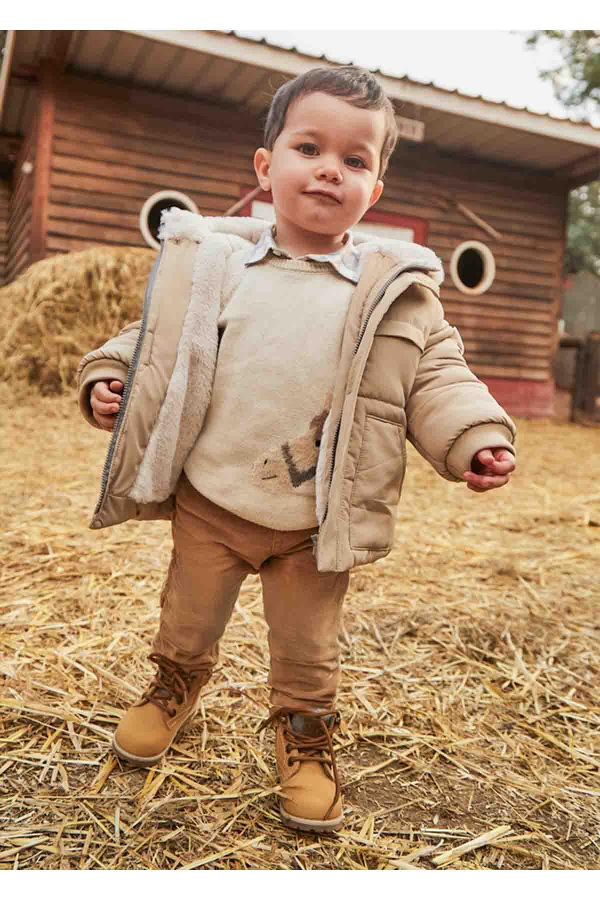 Mayoral Kışlık Erkek Bebek Regular Fit Pantolon - Kahve