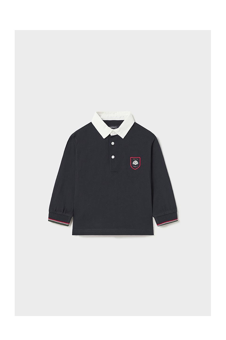 Mayoral Kışlık Erkek Bebek Uzun Kol T-shirt Koyu  Lacivert
