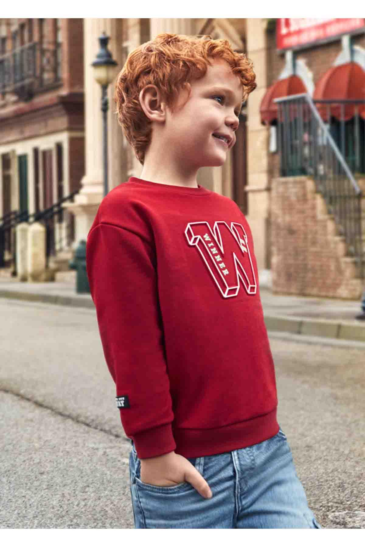 Mayoral Kışlık Erkek Çocuk Sweat - Bordo
