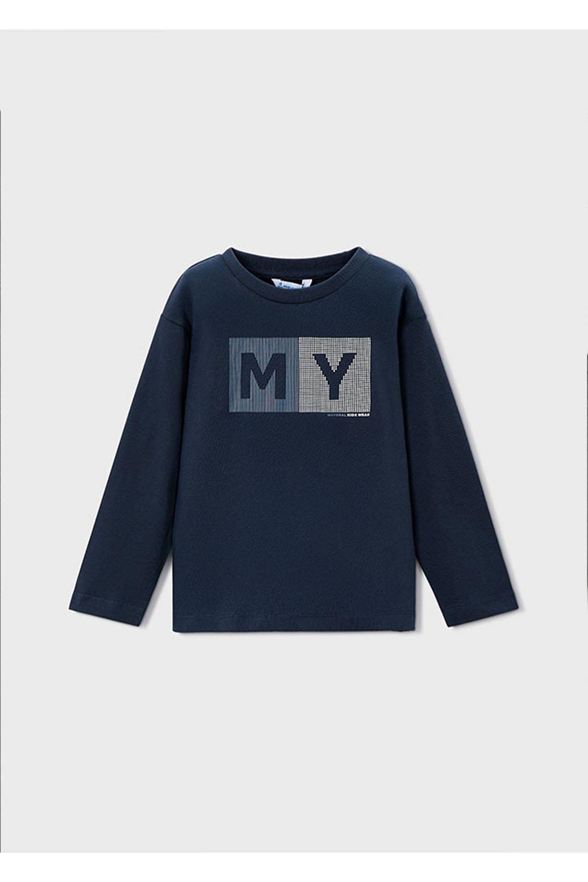 Mayoral Kışlık Erkek Çocuk Uzun Kol Tshirt - Lacivert