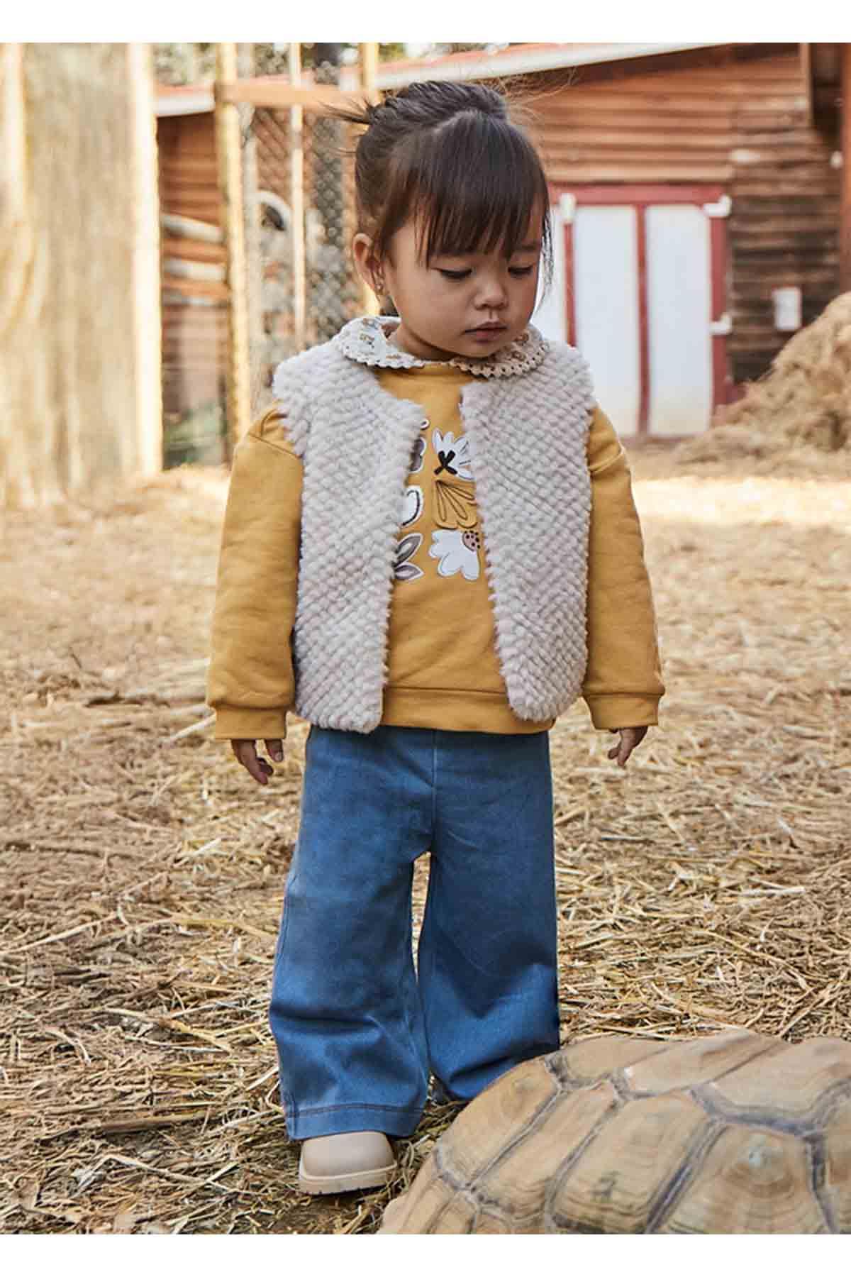 Mayoral Kışlık Kız Bebek 2'li Takım - Hardal