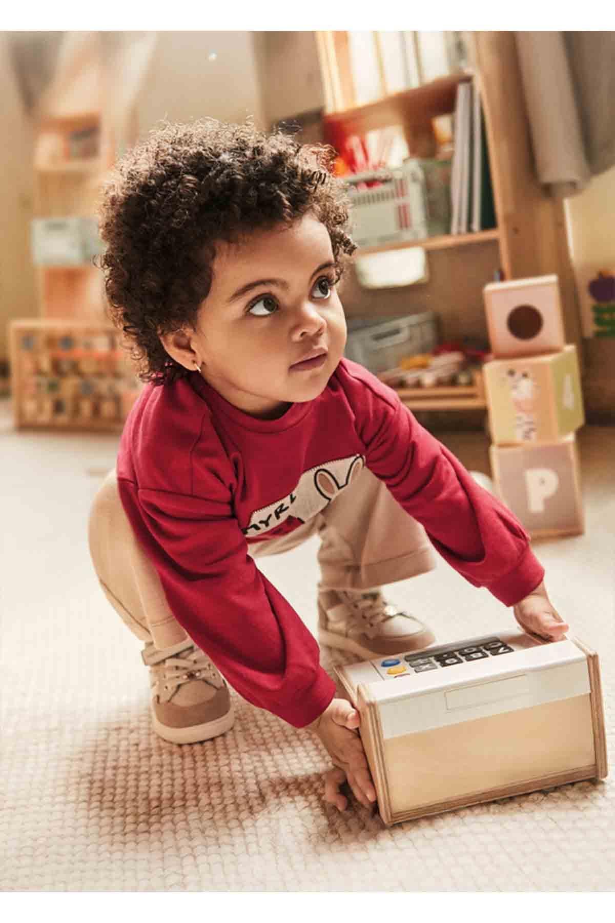 Mayoral Kışlık Kız Bebek 2'li Takım - Kırmızı