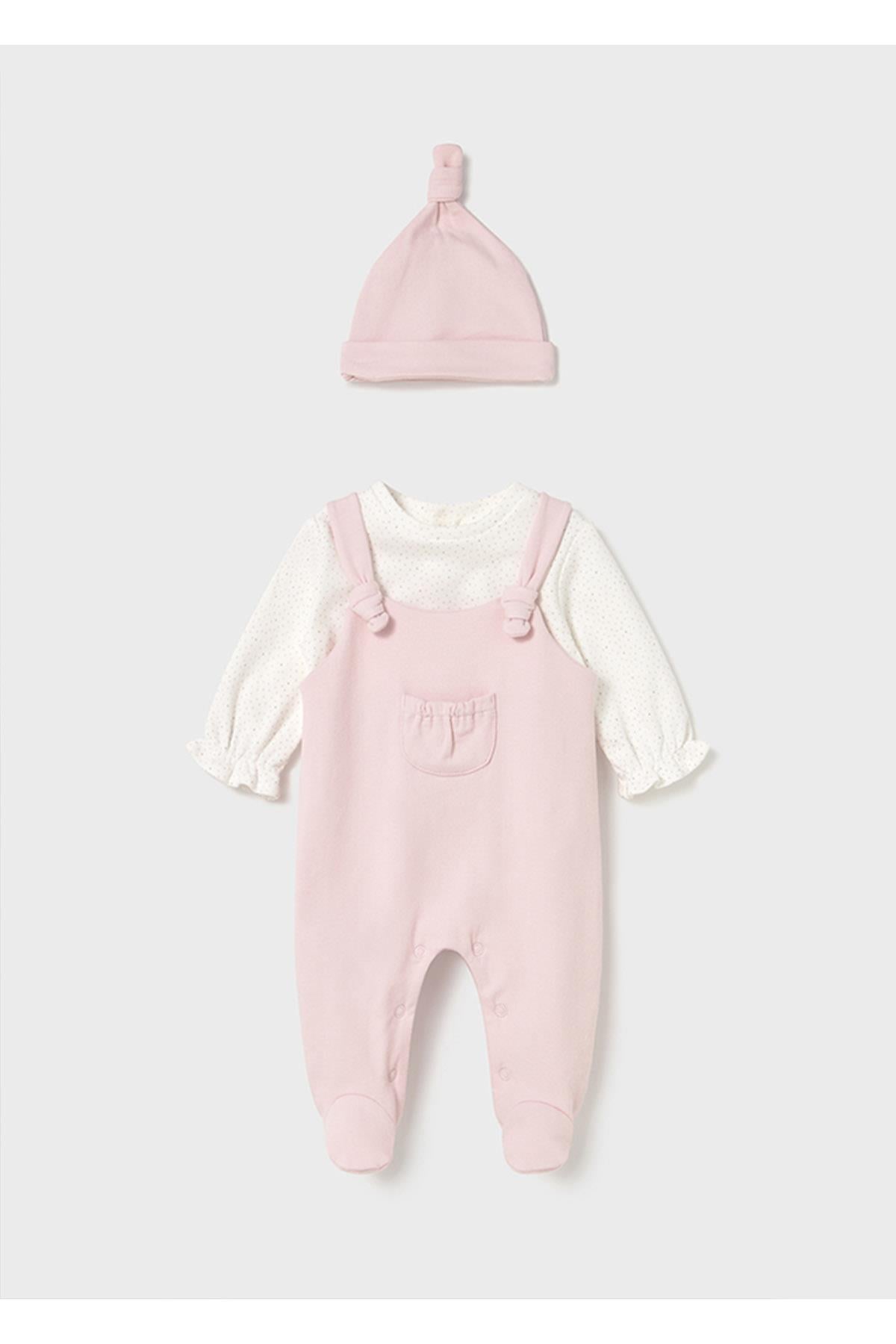 Mayoral Kışlık Kız Bebek Bady Tulum - Pembe