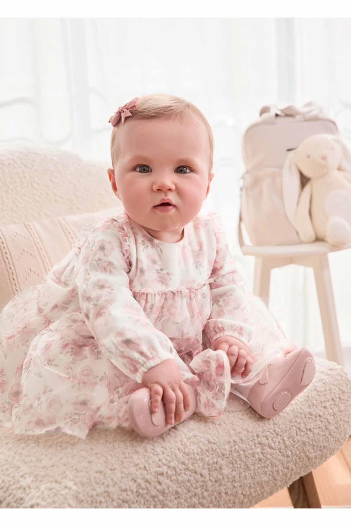 Mayoral Kışlık Kız Bebek Elbise - Pembe
