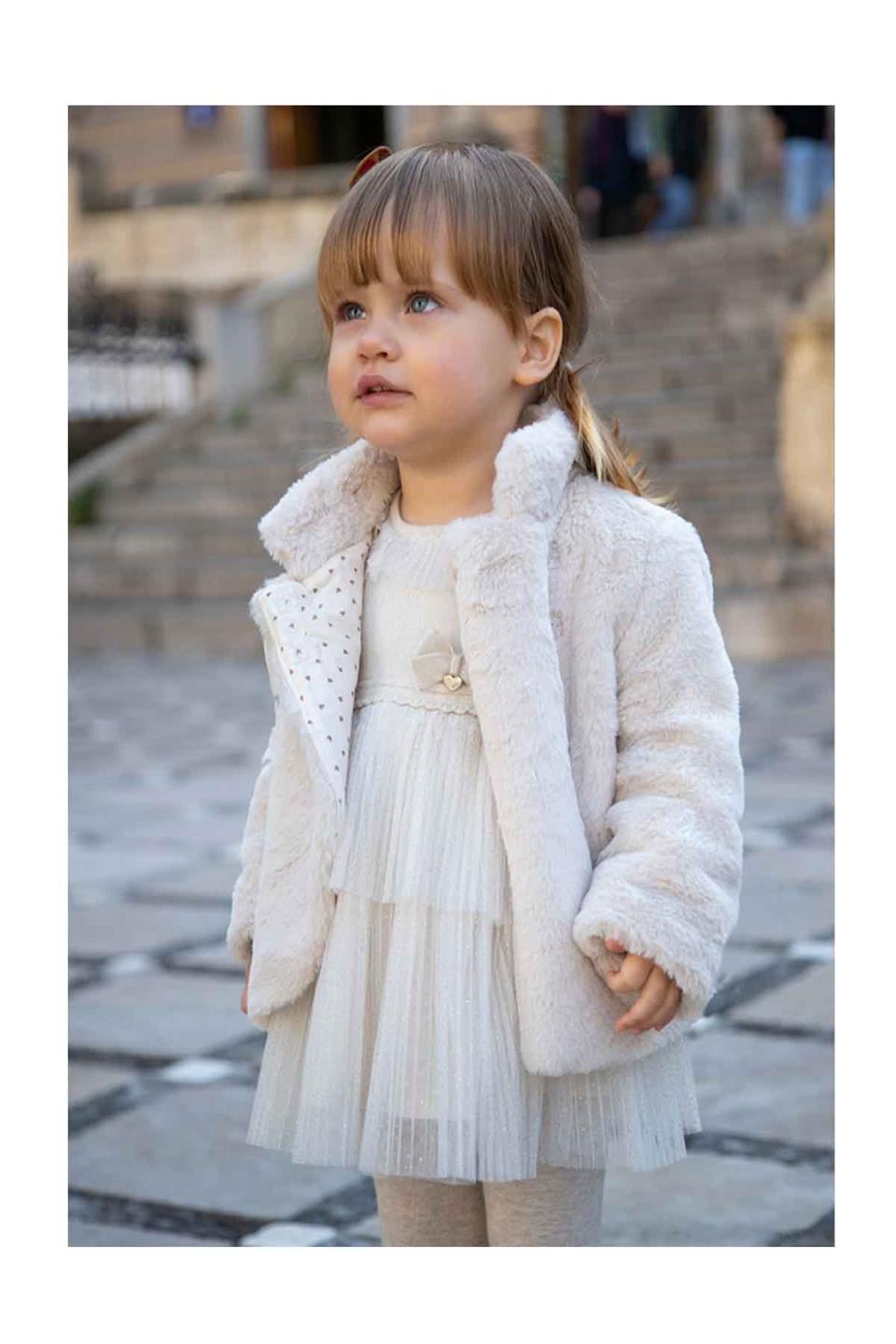 Mayoral Kışlık Kız Bebek Uzun Kol Elbise