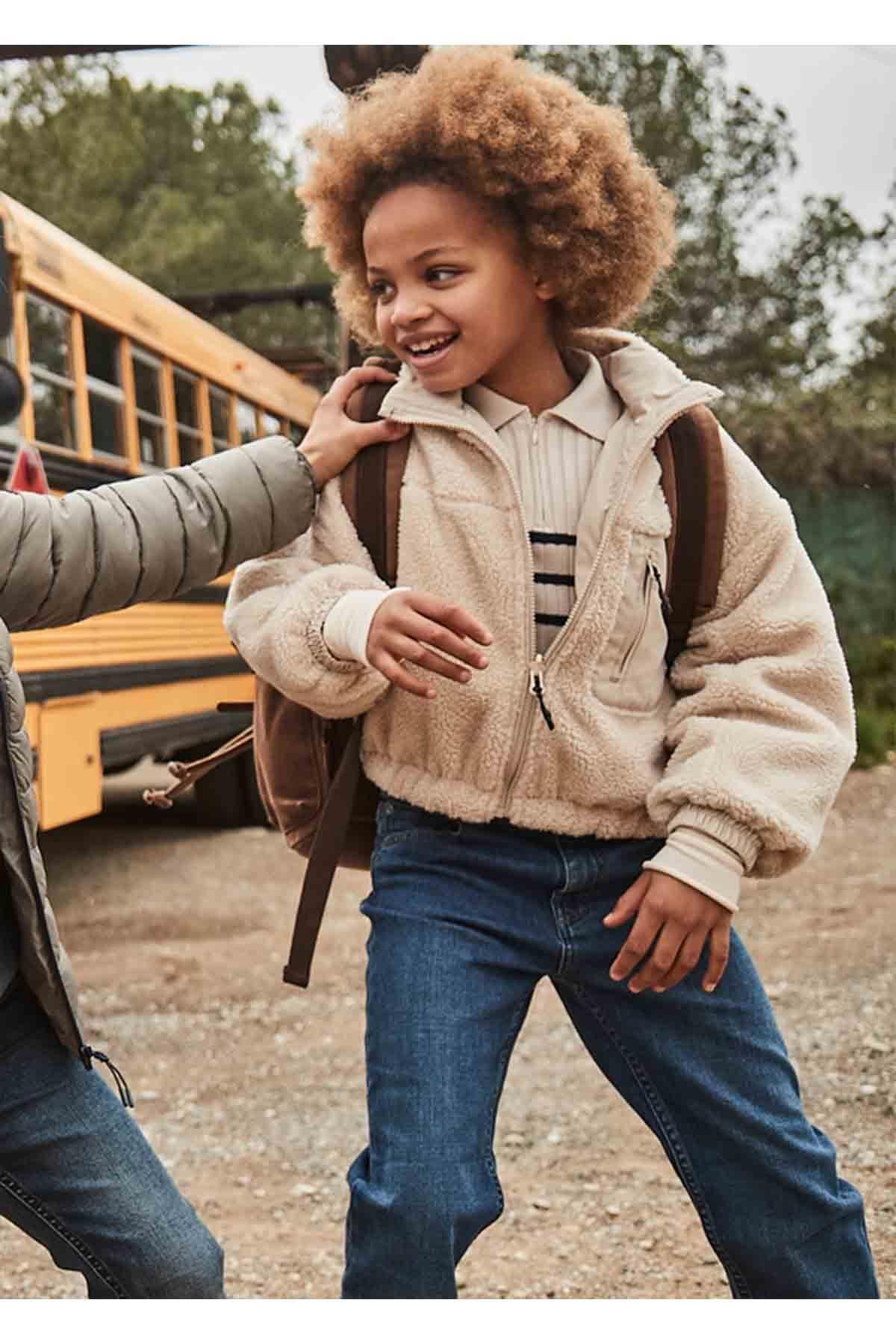 Mayoral Kışlık Kız Çocuk Denim Pantolon - Mavi