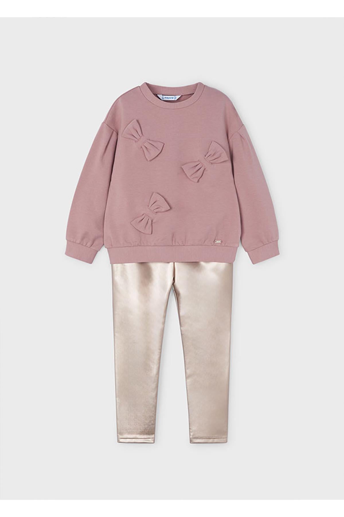 Mayoral Kışlık Kız Çocuk Sweat Tayt Takım - Pembe