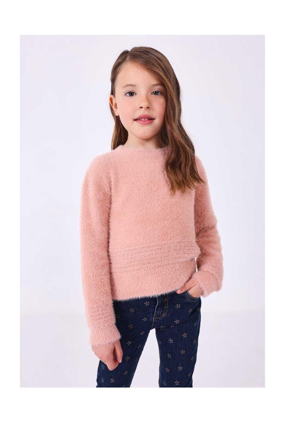 Mayoral Kışlık Kız Örme Kazak Pembe