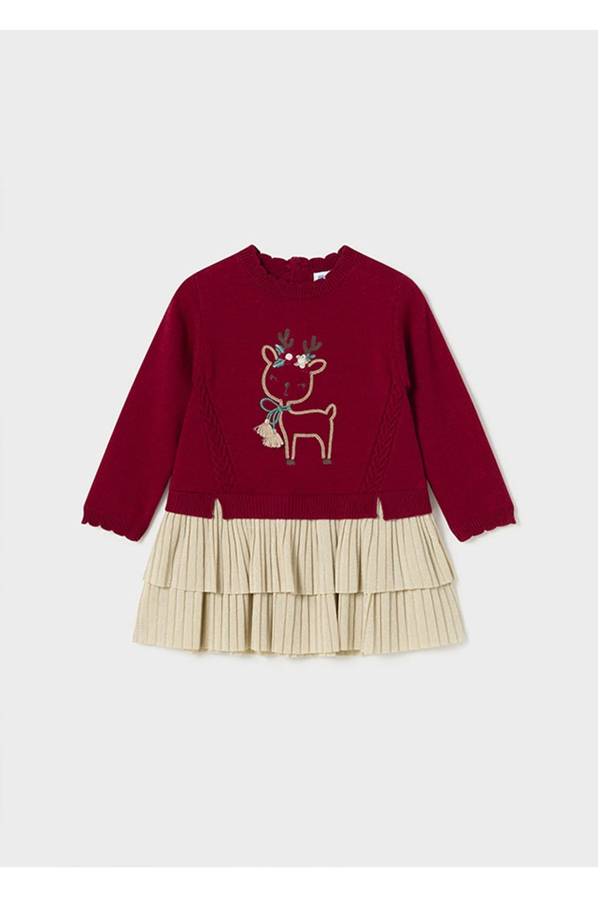 Mayoral Kışlık Kız Triko Elbise