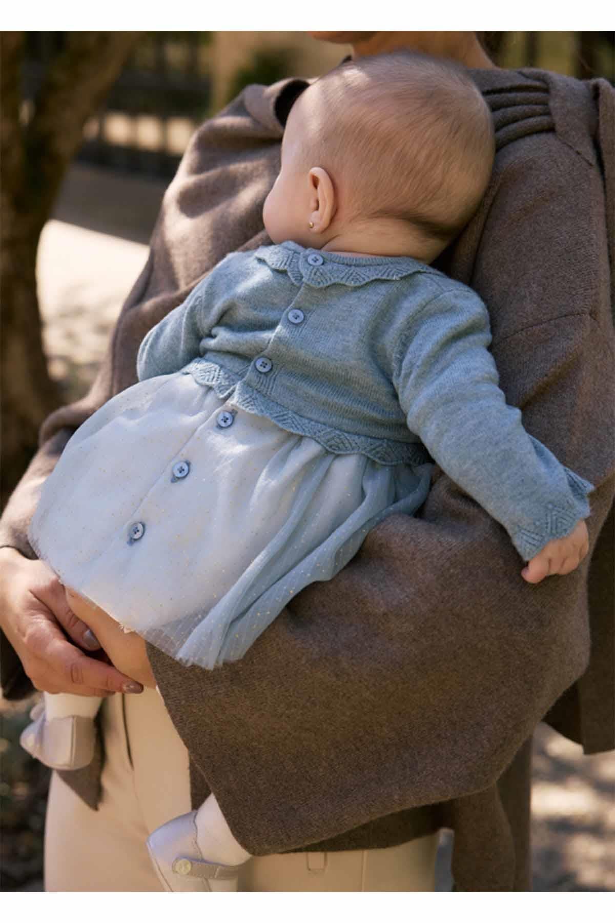 Mayoral Kışlık Kız Triko Elbise - Gri