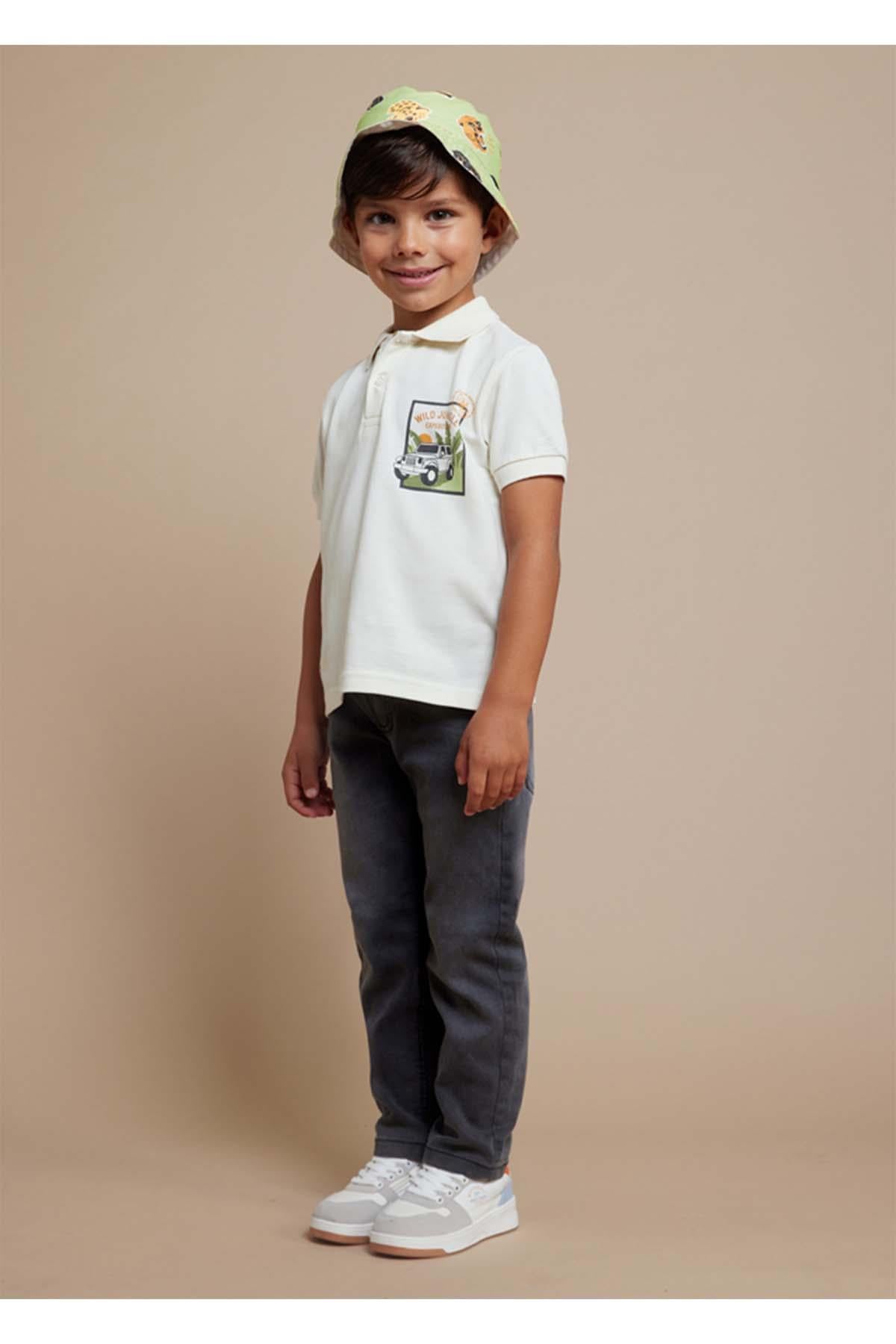 Mayoral Yazlık Erkek Basic Regular Fit Denim Pantolon - Gri