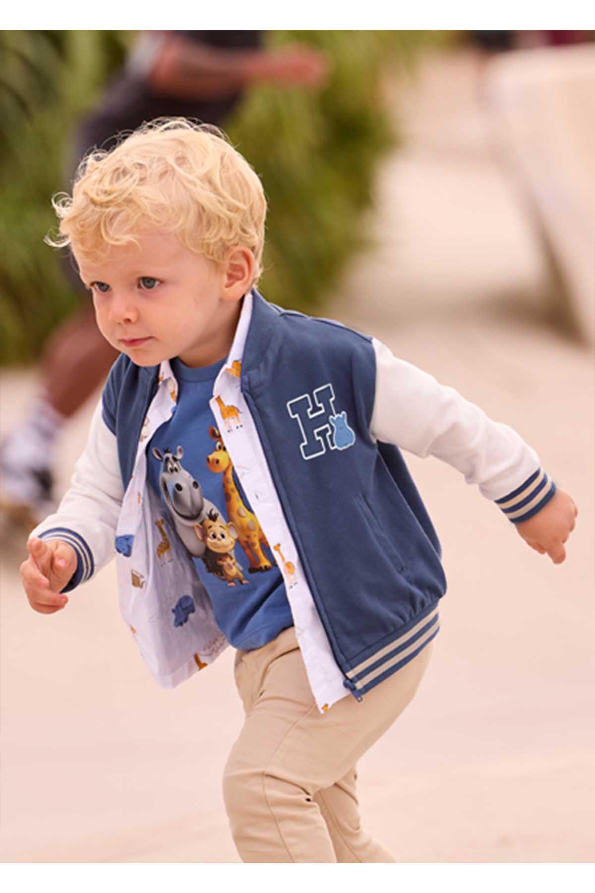 Mayoral Yazlık Erkek Bebek Basic Kolej Ceket - Lacivert