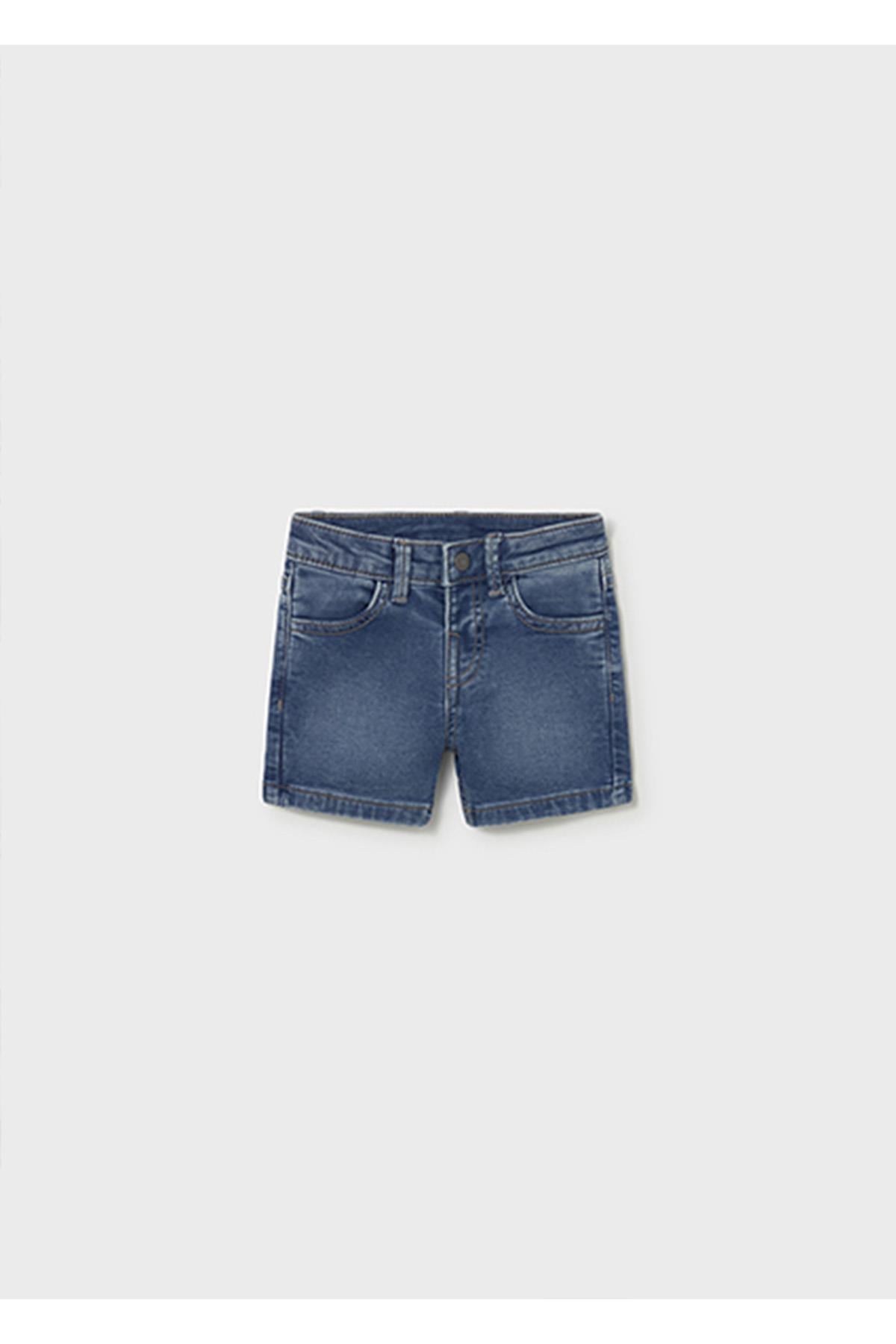 Mayoral Yazlık Erkek Bebek C-Denim Şort - Mavi