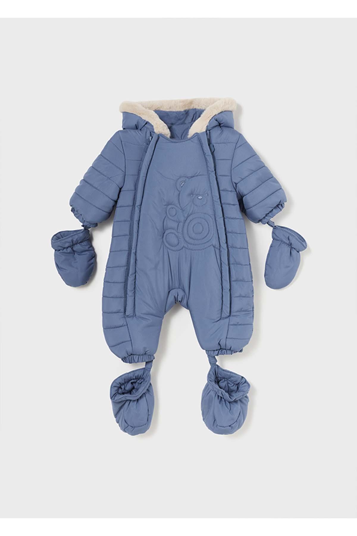 Mayoral Yazlık Erkek Bebek Tulum 2'li Set Mavi