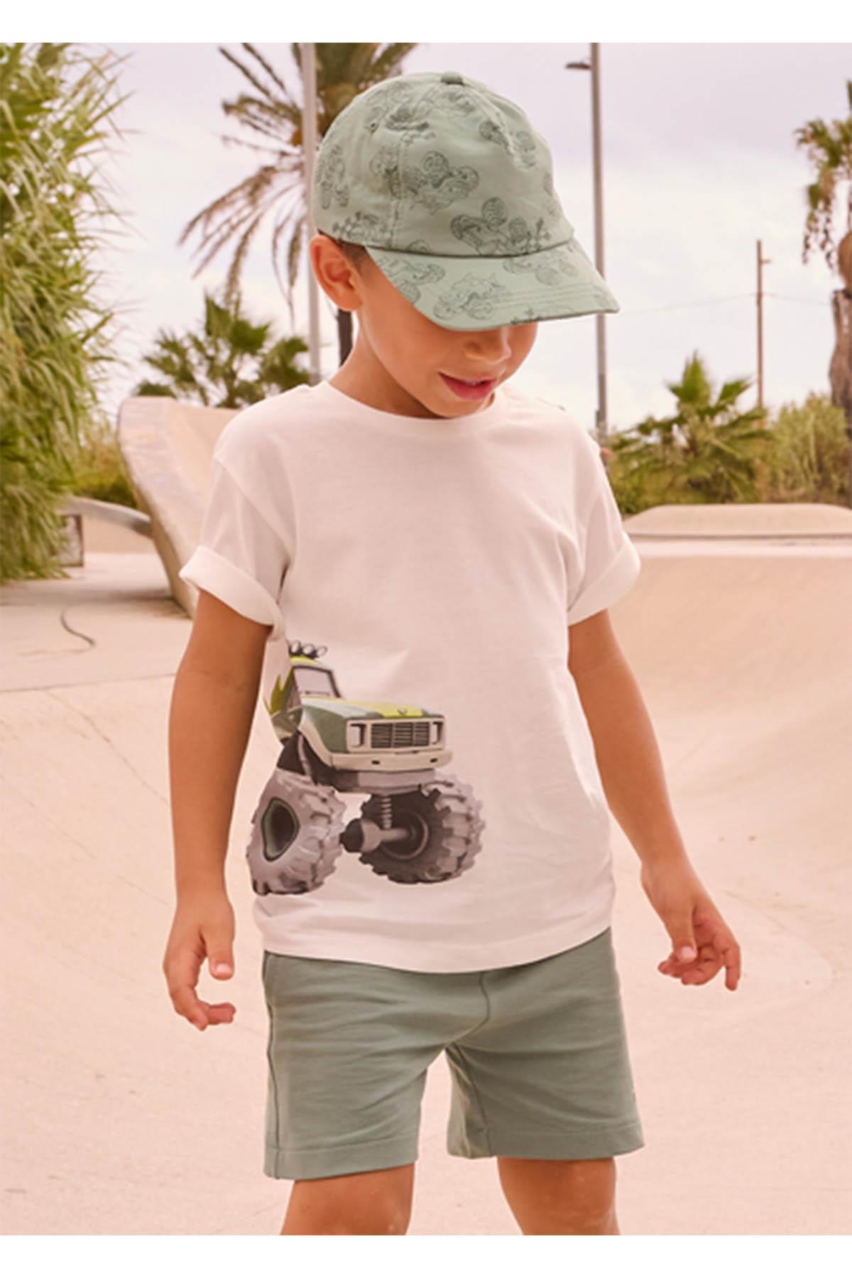 Mayoral Yazlık Erkek Çocuk 2'li Şort Tshirt Takım  - Yeşil