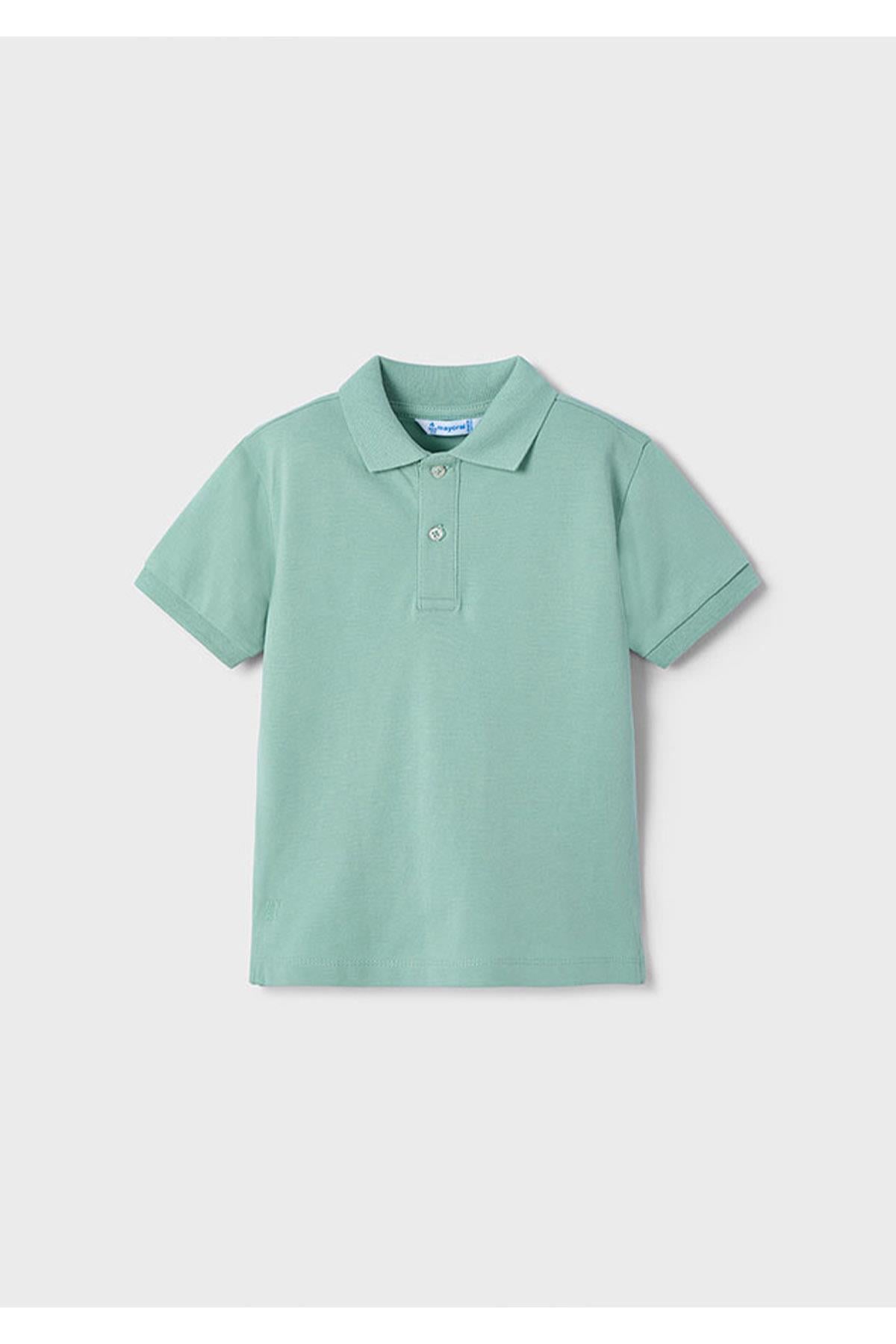 Mayoral Yazlık Erkek Çocuk Polo Yaka T-Shirt - Yeşil