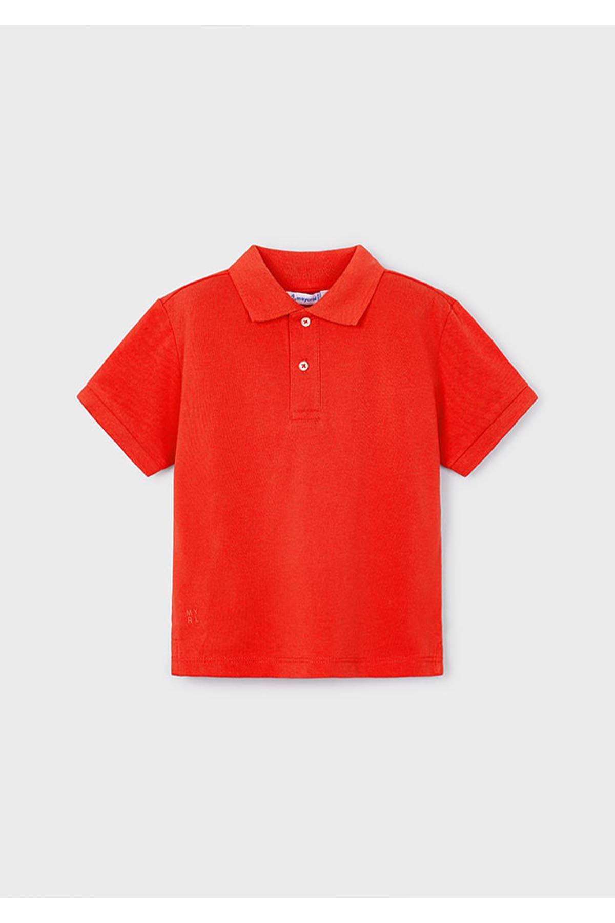 Mayoral Yazlık Erkek Çocuk Polo Yaka T-Shirt - Kırmızı