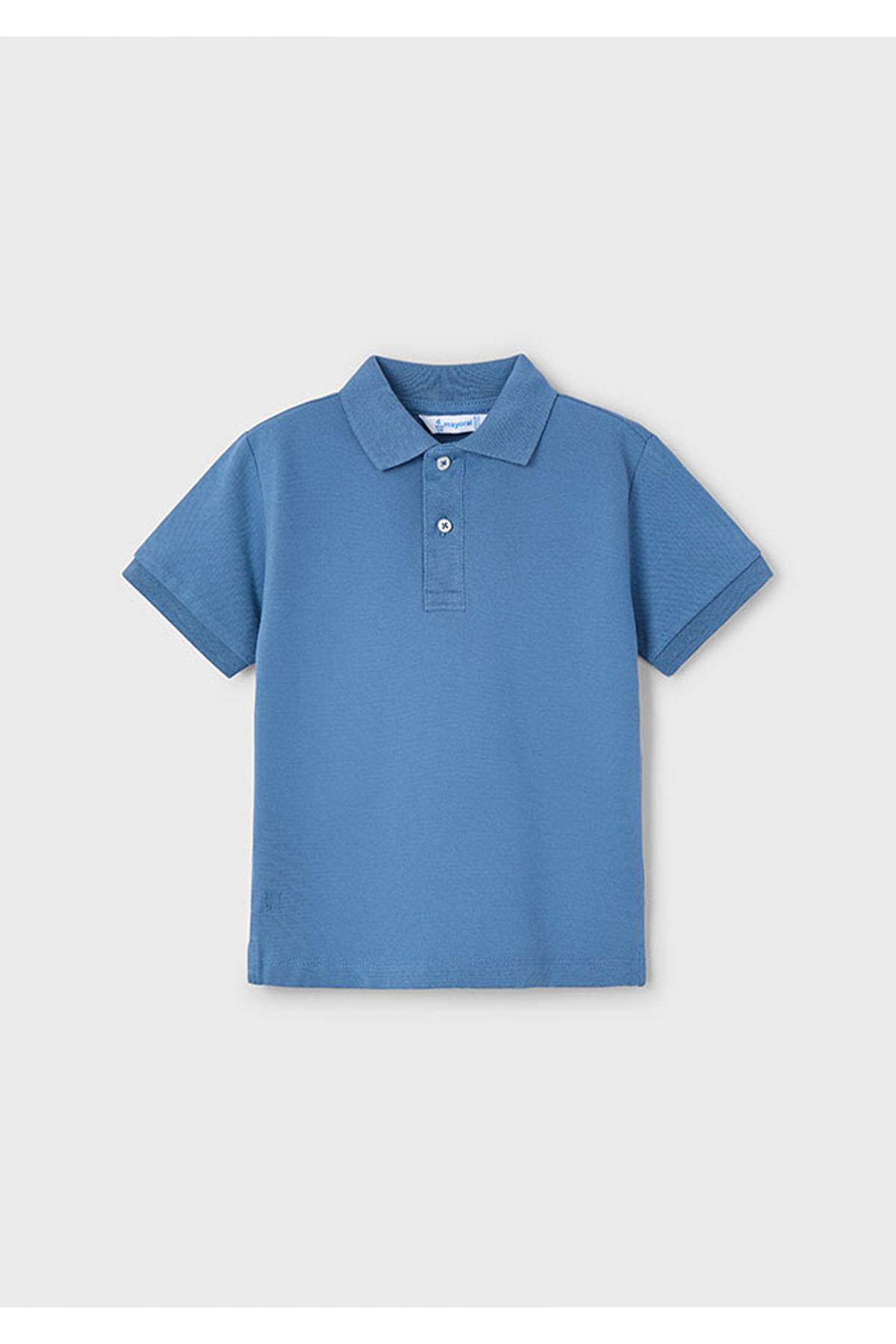 Mayoral Yazlık Erkek Çocuk Polo Yaka T-Shirt - Mavi