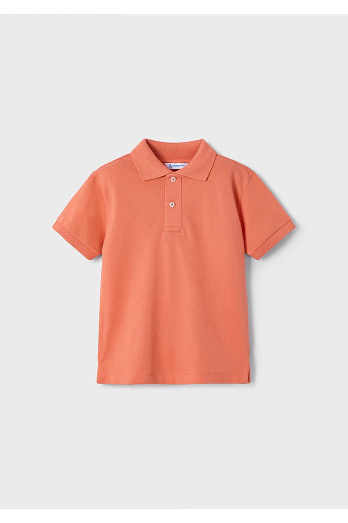 Mayoral Yazlık Erkek Çocuk Polo Yaka T-Shirt - Kiremit