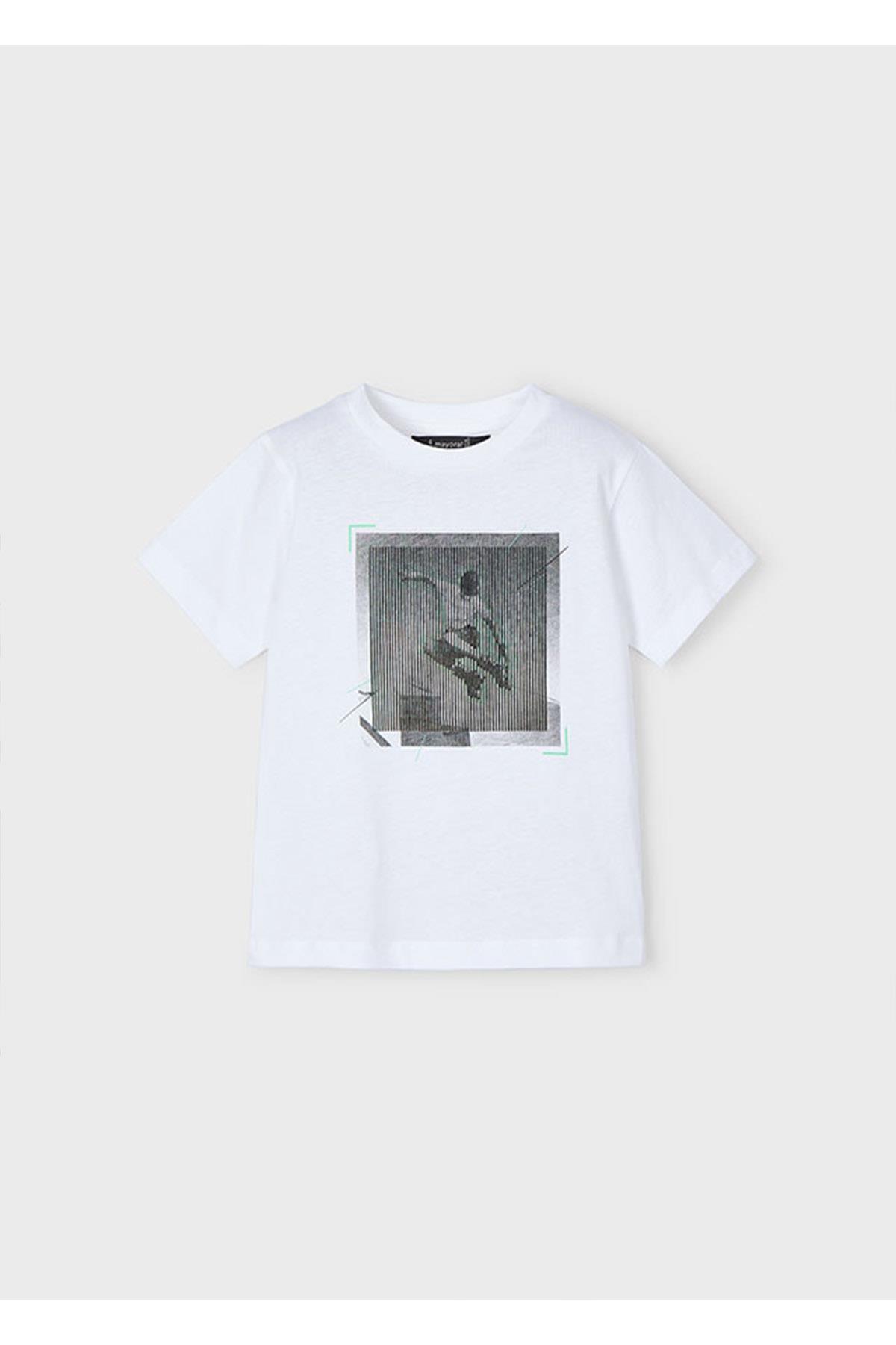 Mayoral Yazlık Erkek Çocuk T-Shirt - Beyaz