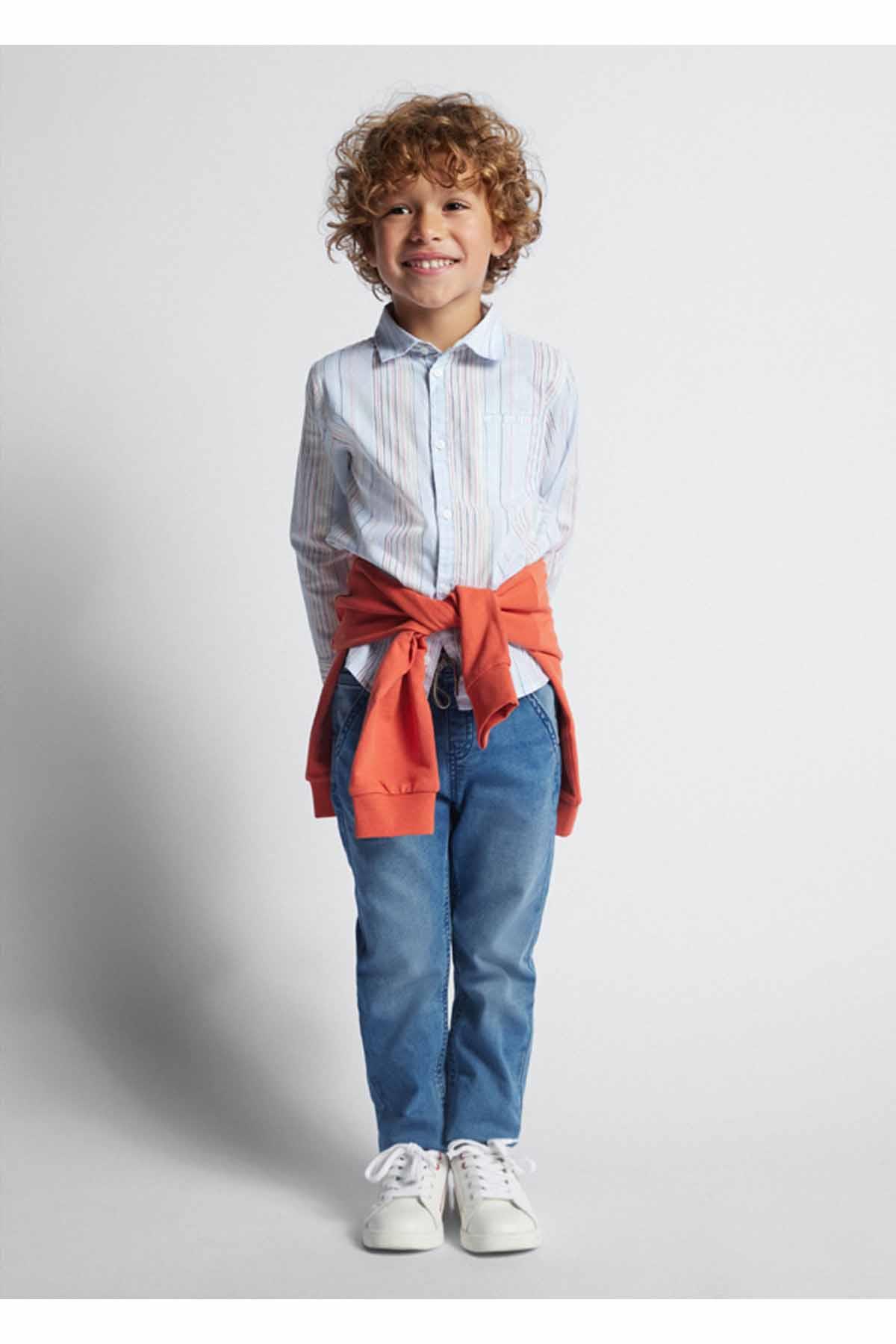 Mayoral Yazlık Erkek Denim Pantolon Mavi