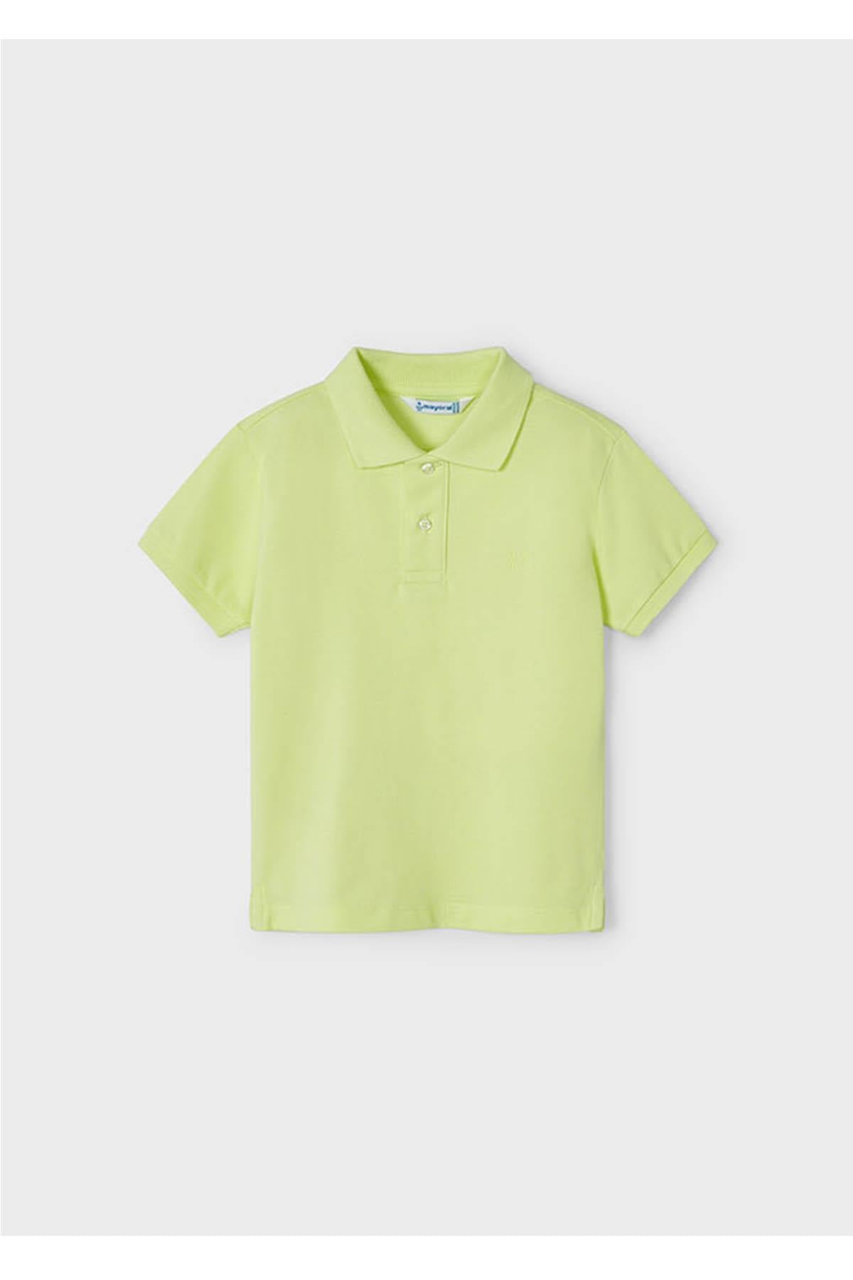 Mayoral Yazlık Erkek Kısa Kol Basic T-shirt - Yeşil