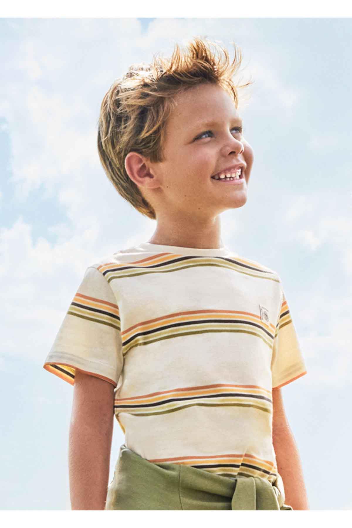 Mayoral Yazlık Erkek Kısa Kol T-shirt 2'li Set Turuncu