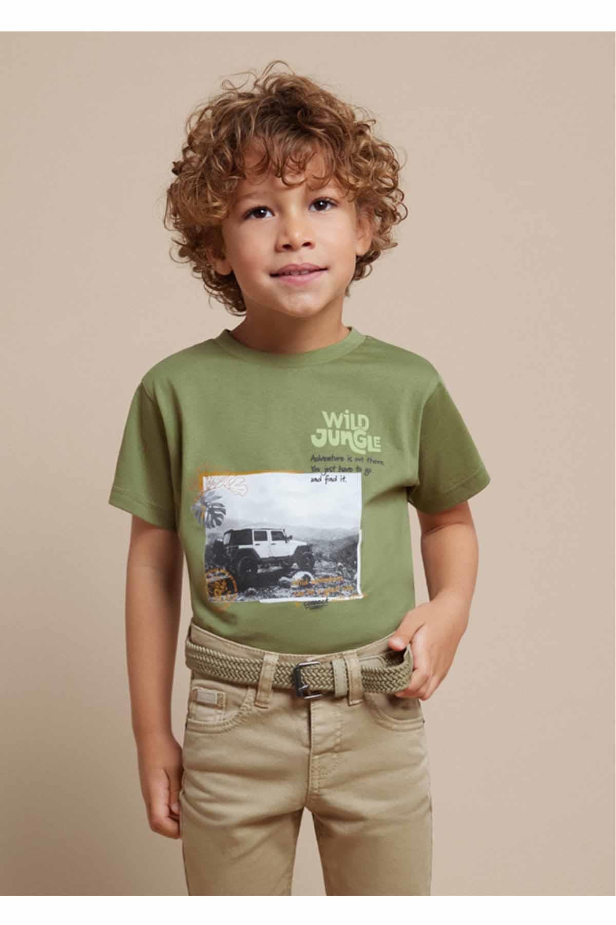 Mayoral Yazlık Erkek Kısa Kol T-shirt Yeşil