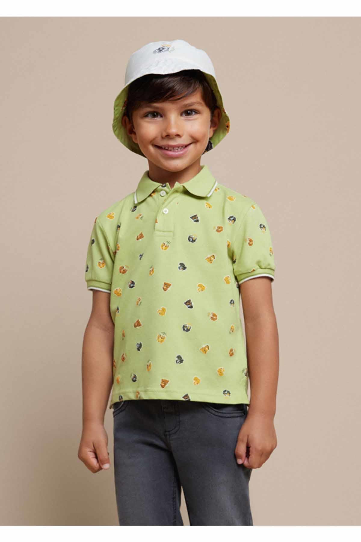 Mayoral Yazlık Erkek Polo Kısa Kol T-shirt Yeşil