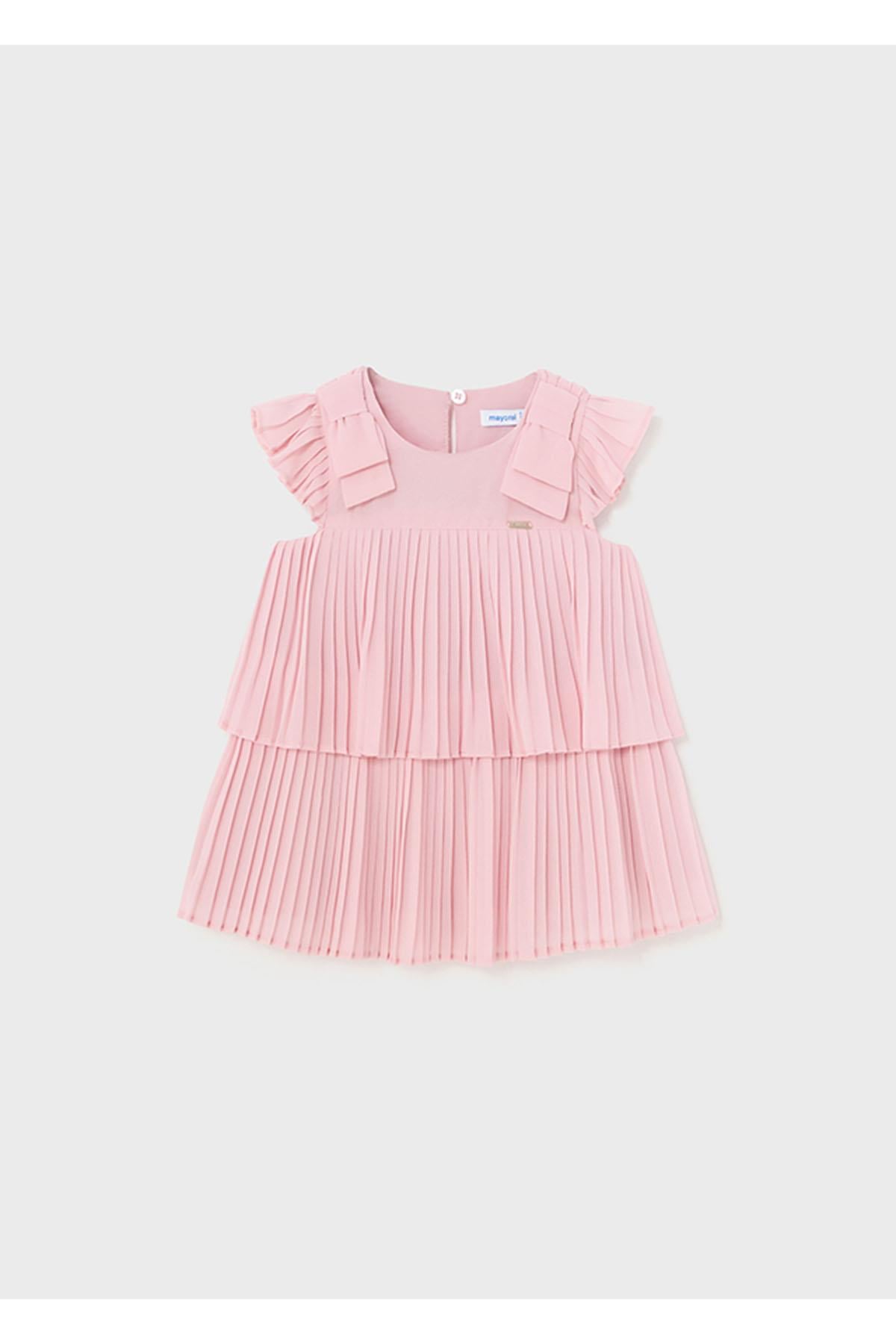 Mayoral Yazlık Kız Bebek Elbise Pembe
