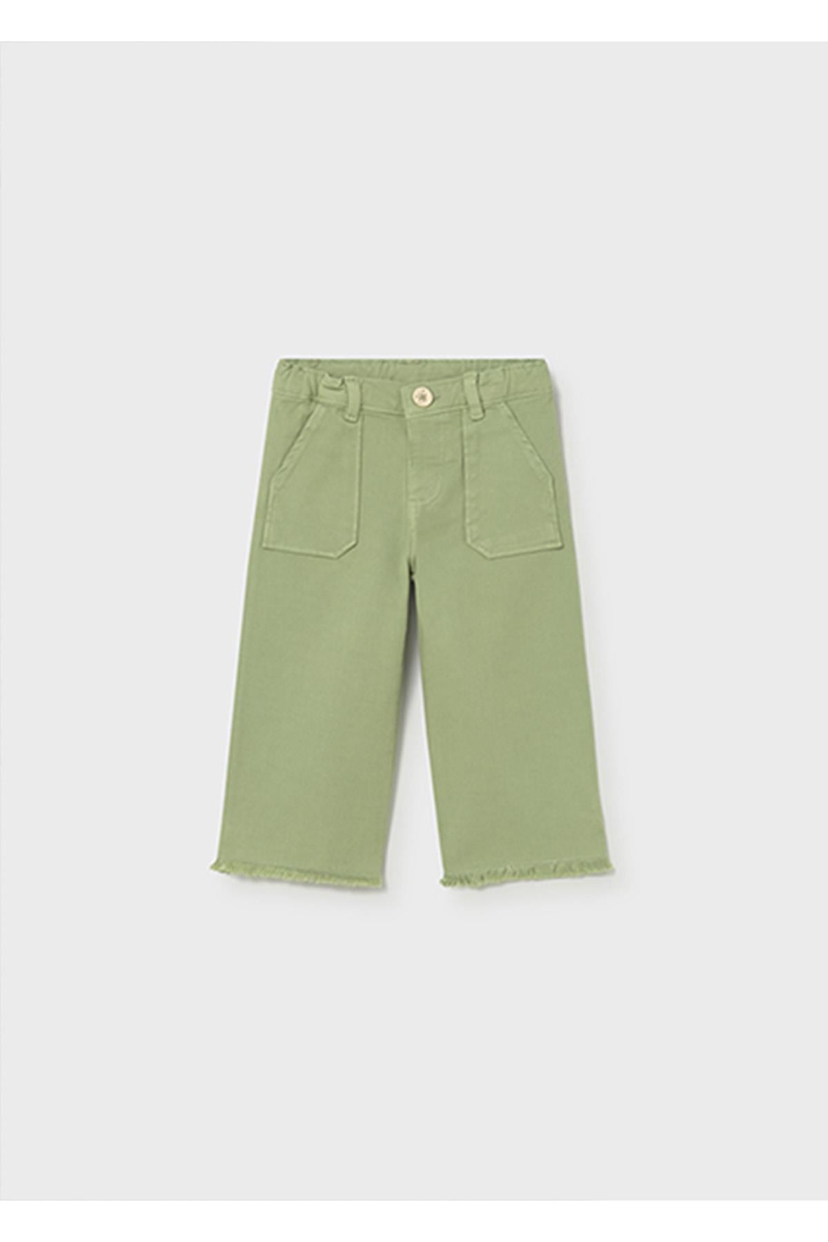 Mayoral Yazlık Kız Bebek Gabardin Pantolon - Yeşil
