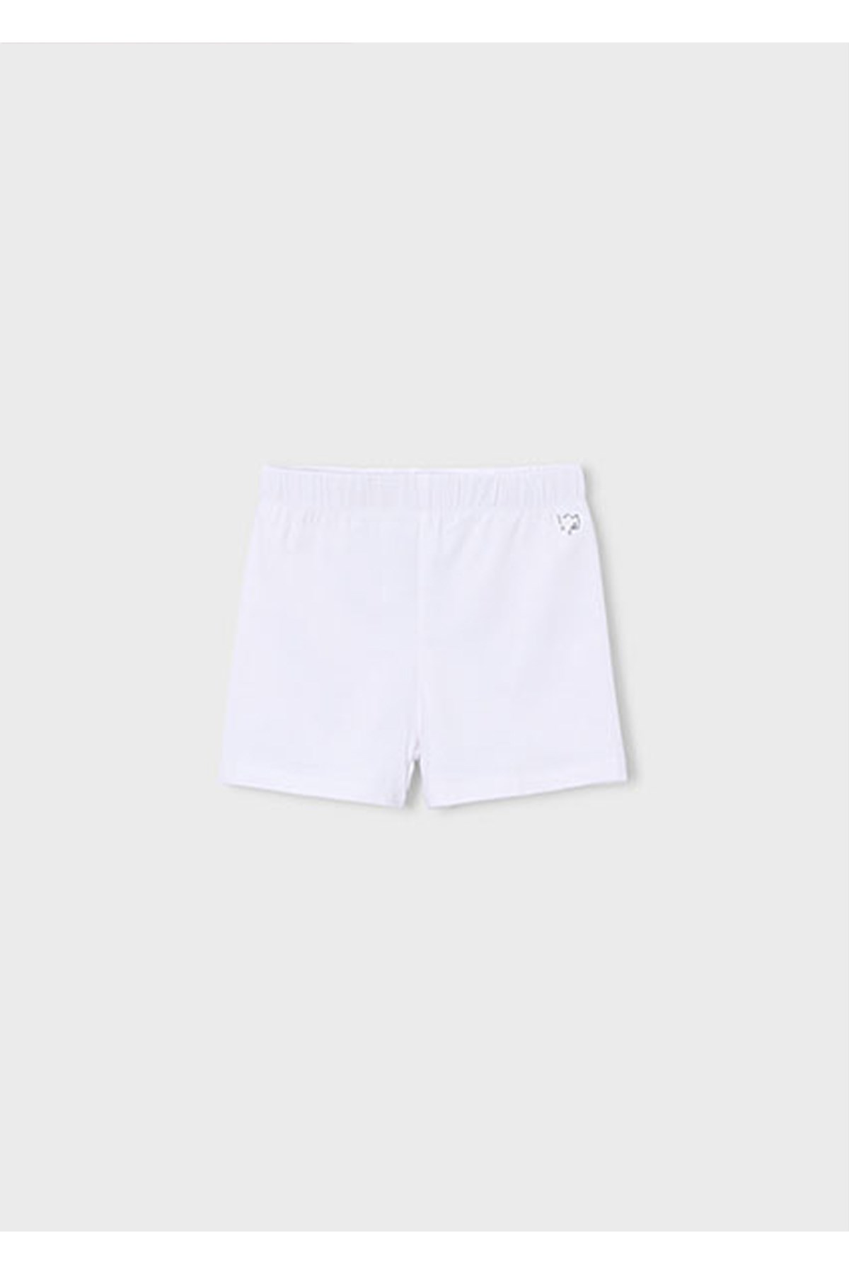 Mayoral Yazlık Kız Çocuk Basic Kısa Tayt - Beyaz