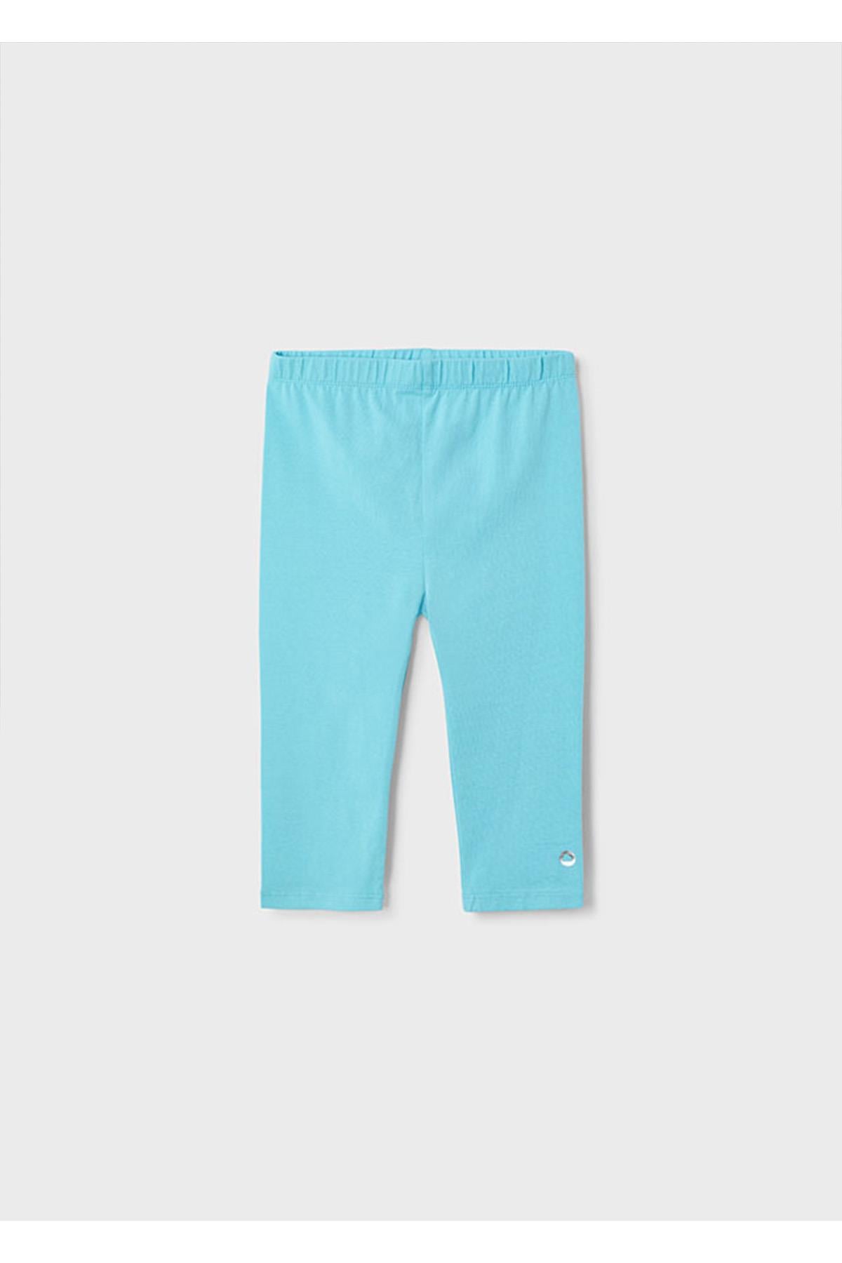 Mayoral Yazlık Kız Çocuk Basic Kısa Tayt - Mavi