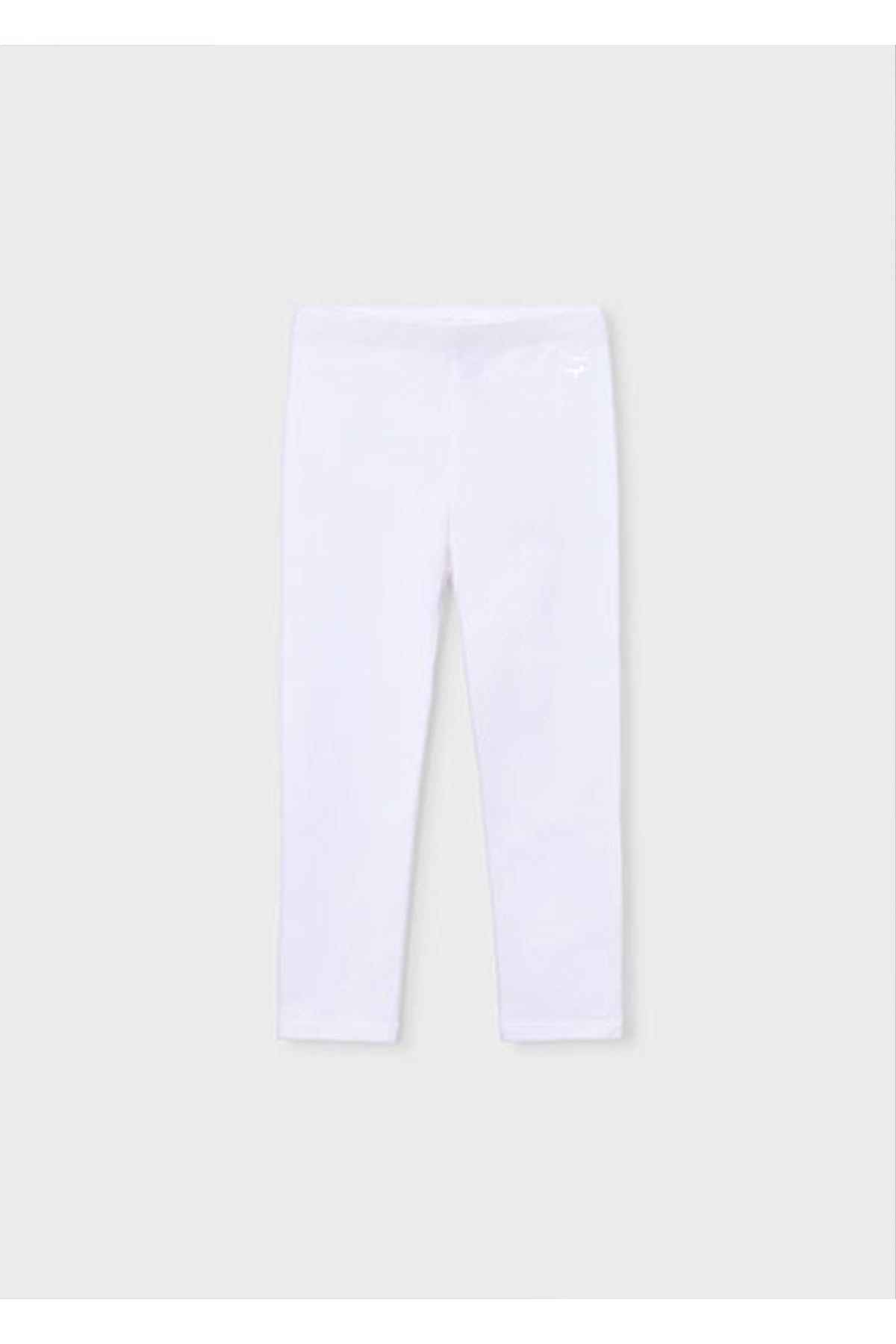 Mayoral Yazlık Kız Çocuk Basic Uzun Tayt - Beyaz