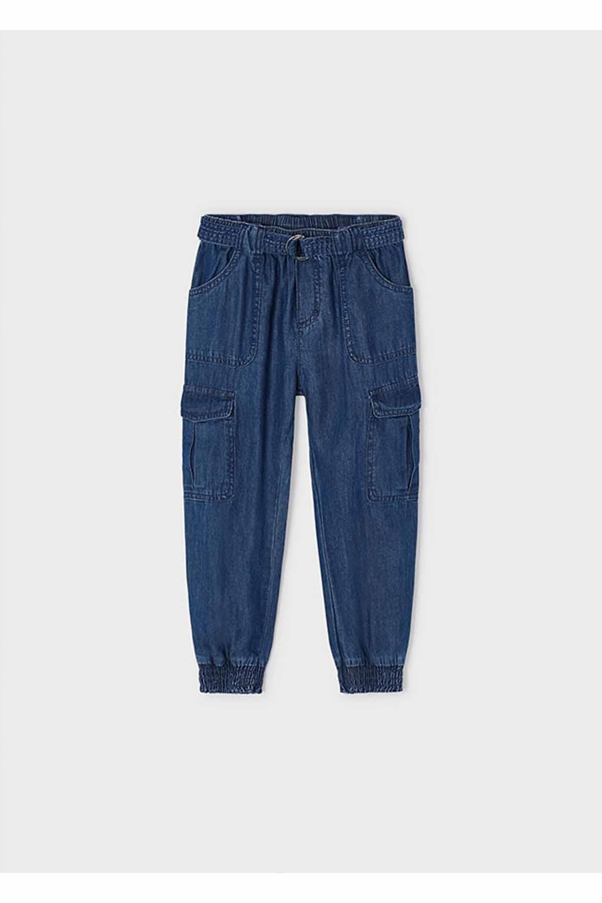 Mayoral Yazlık Kız Denim Pantolon - Mavi