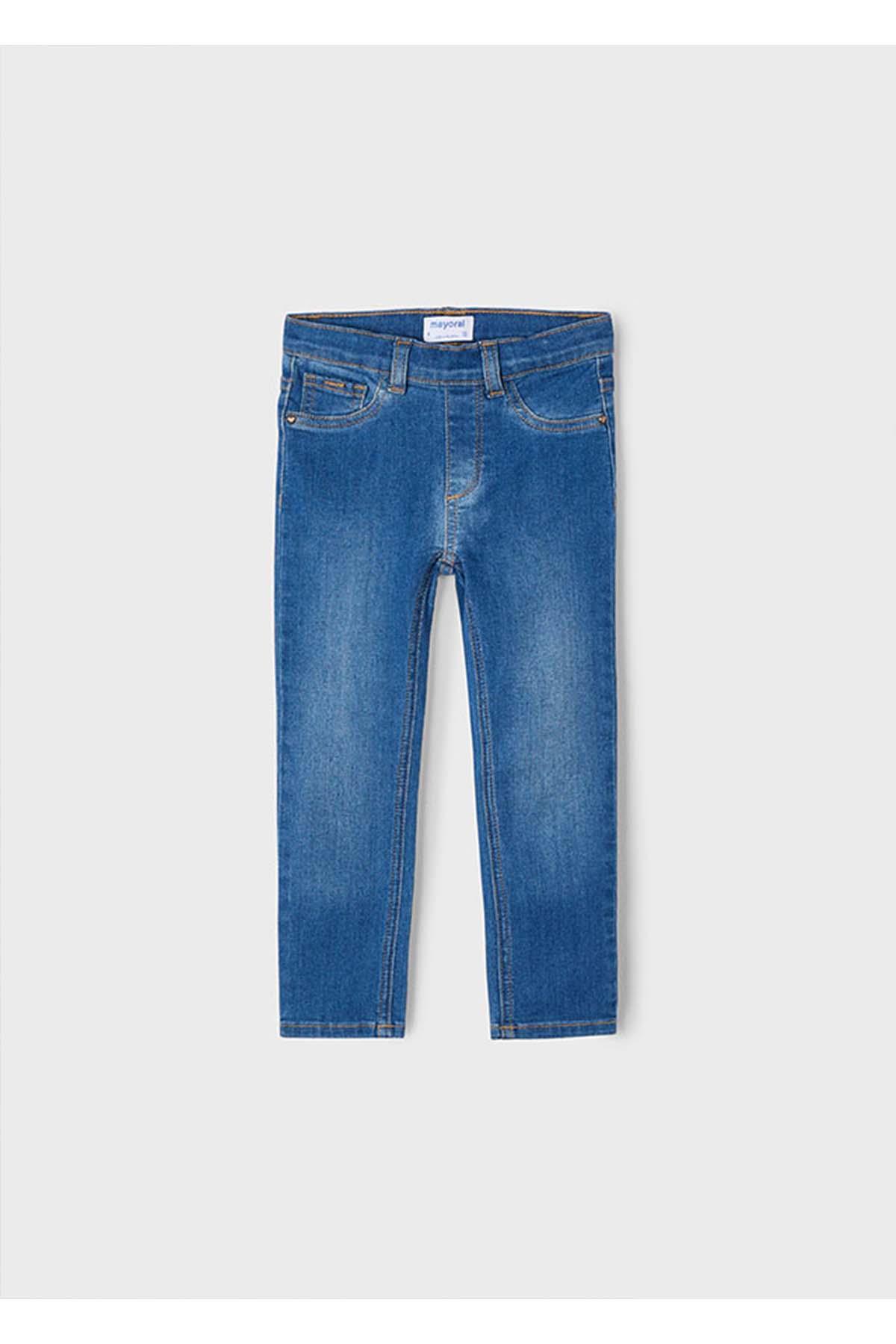 Mayoral Yazlık - Mevsimlik Kız Çocuk Basic Denim Pantolon - Mavi