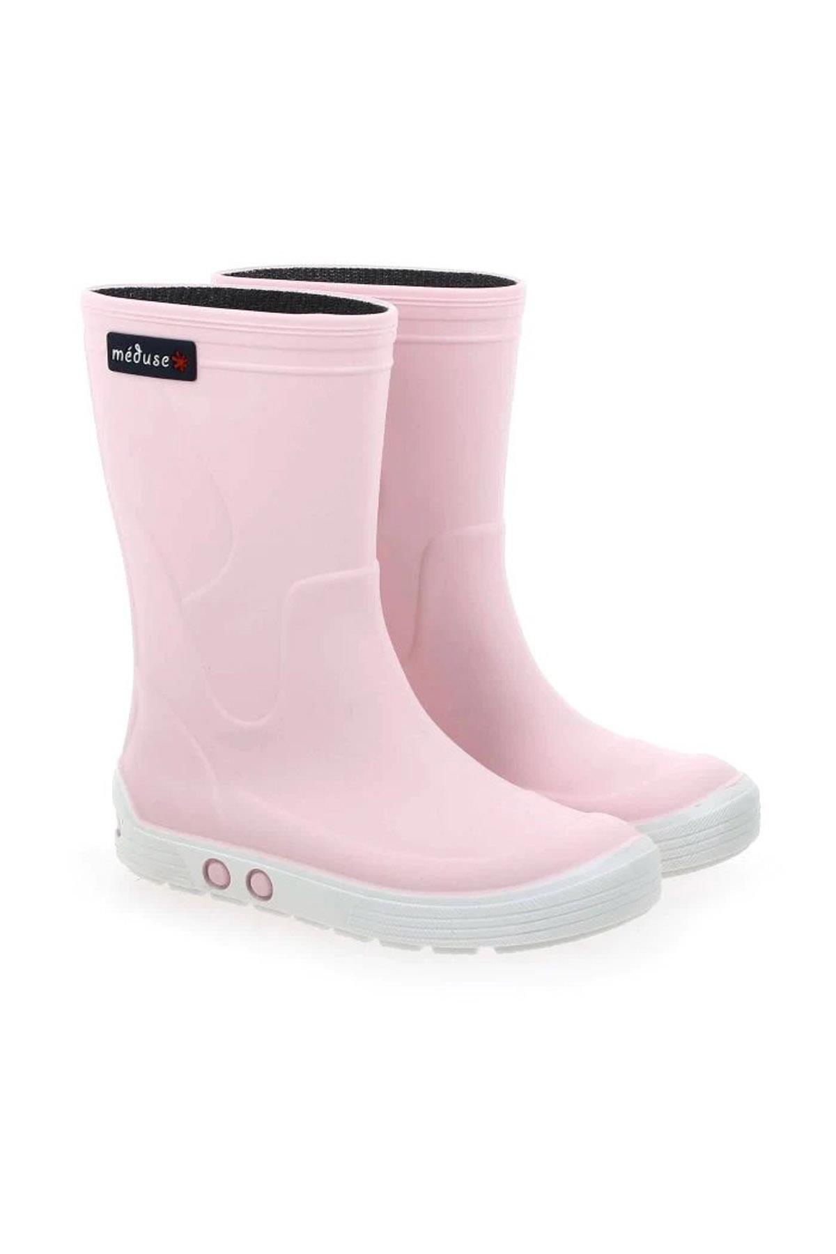 Meduse AirPort Çocuk Yağmur Cizmesi - Rose Pastel/Blanc - Açık Pembe