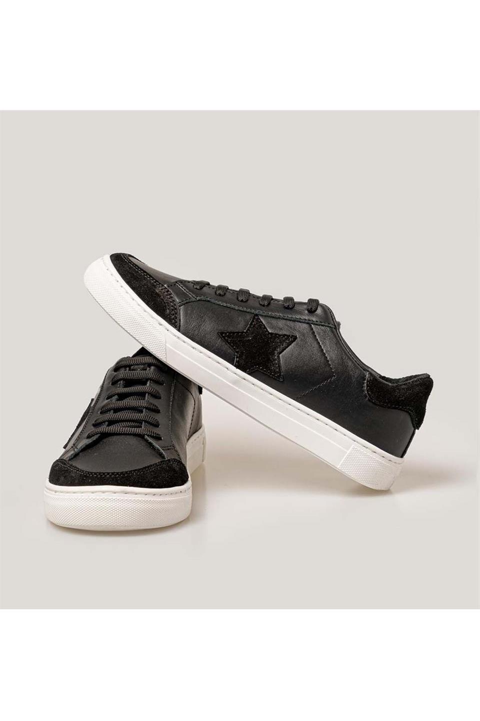 Merli&Rose Star Kadın Sneaker | Siyah